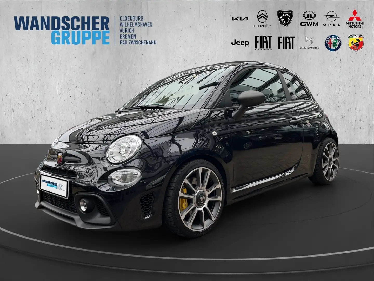 Abarth 695C 1.4 T-Jet 16V Navi+Leder+PDC+Carplay+Beats Noir - 1