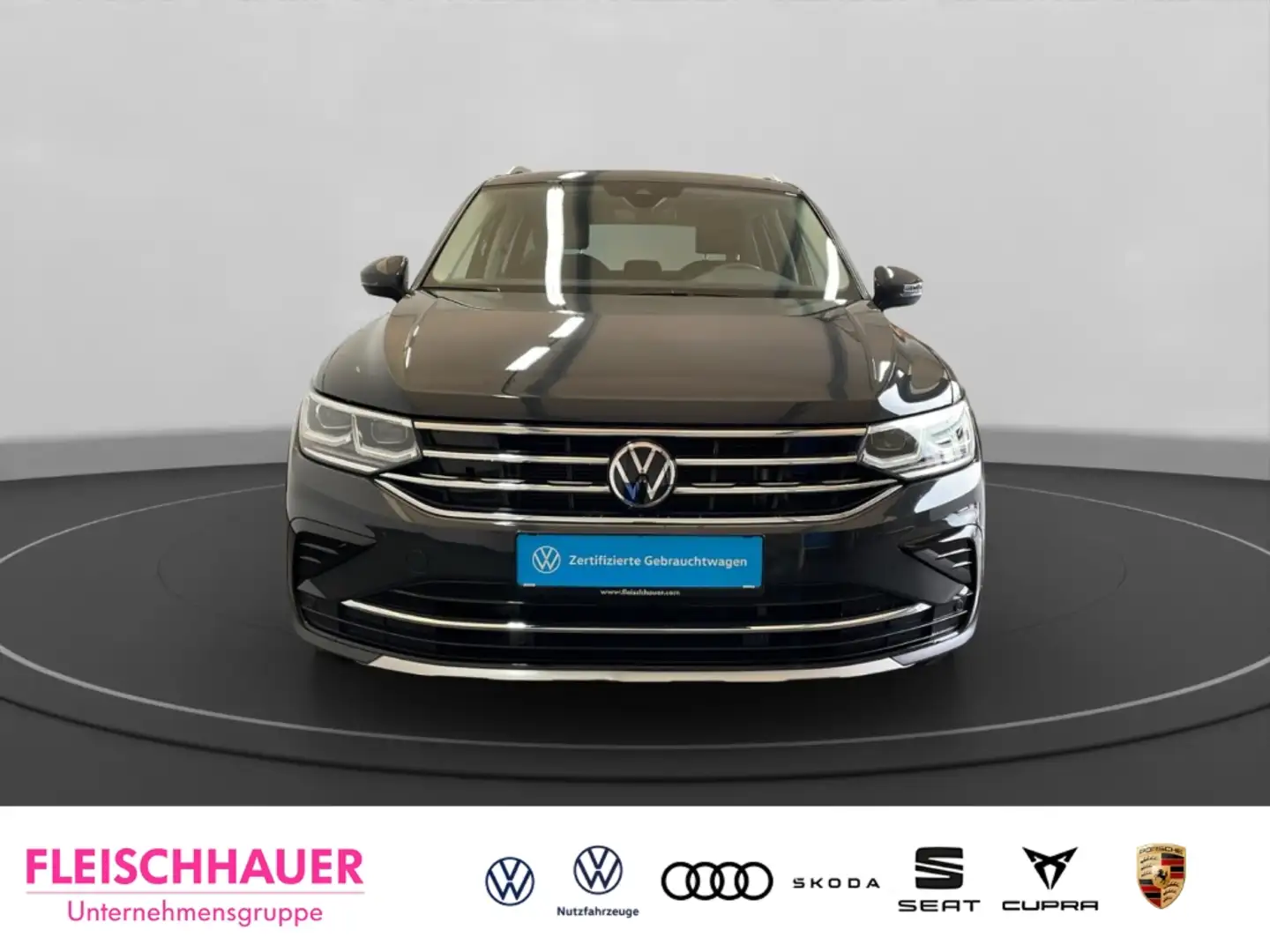 Volkswagen Tiguan 1.5 TSI Elegance Navi AHK Pano LED Rückfahrkam. PD Grau - 2
