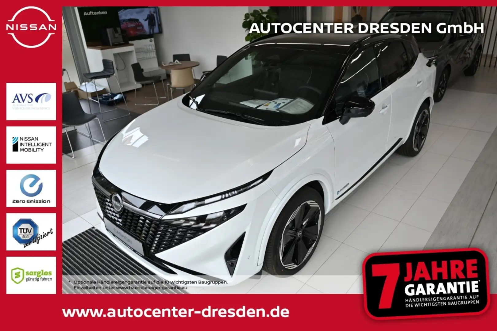 Nissan Qashqai 1.5VC-T e-POWER N-Design ACC HUD BOSE Blanco - 1