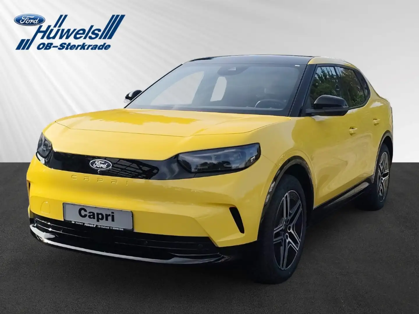 Ford Capri Premium RWD 77 kWh +HUD+ACC+TWA+LED+AHK+360°CAM+ Yellow - 1