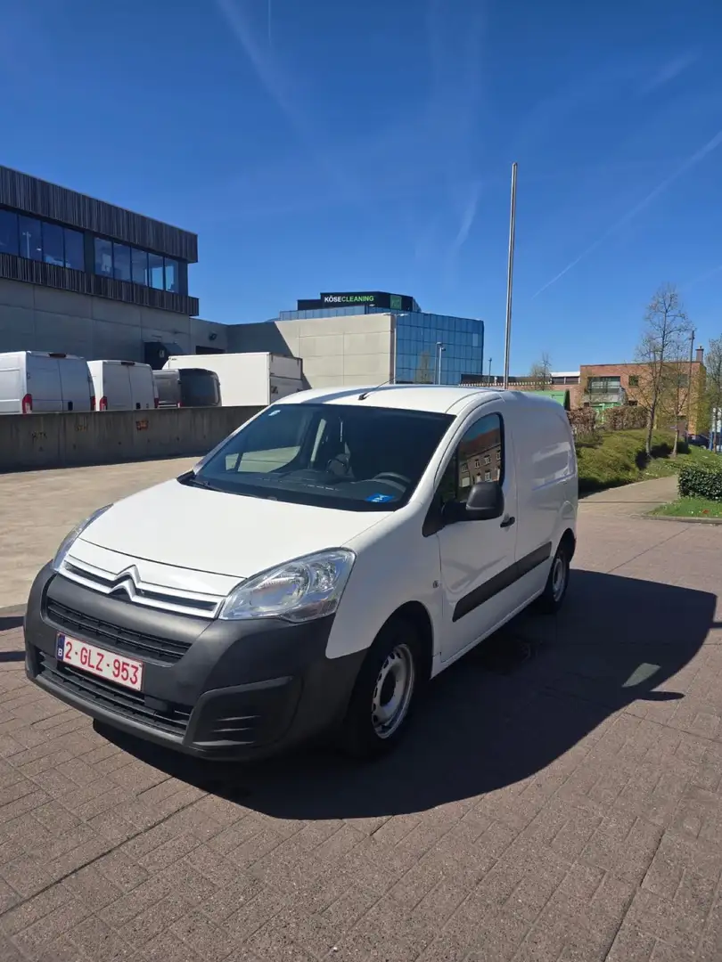Citroen Berlingo L2 1.6 BlueHDi 100 Blanc - 1