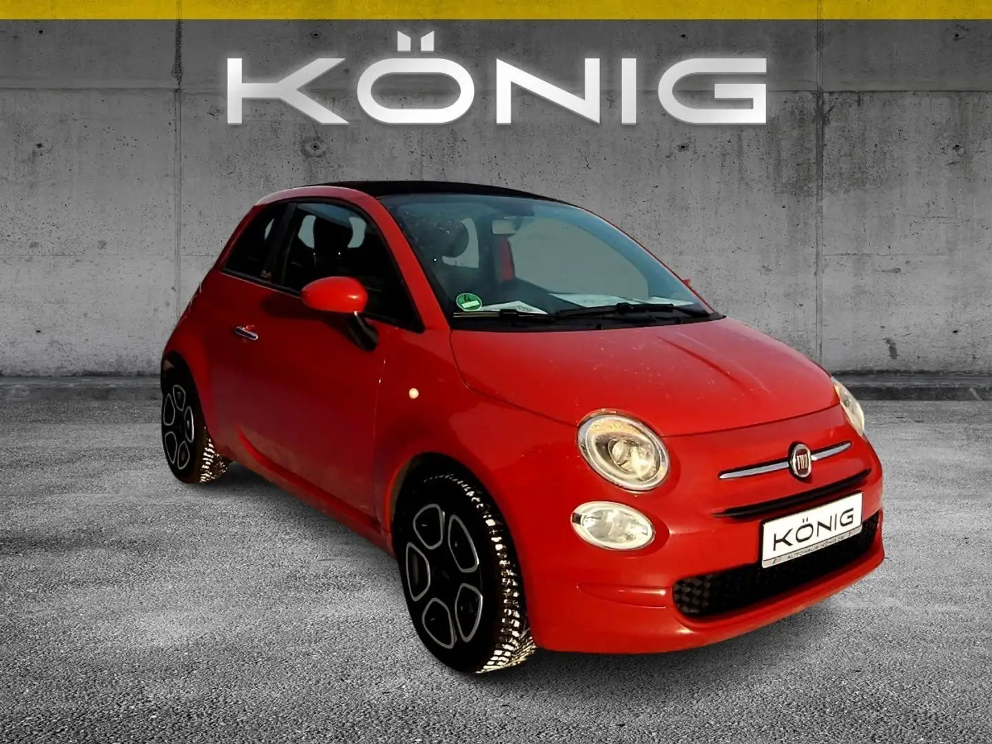 Fiat 500C 1.0 GSE Hybrid CLUB Klima Radio Červená - 2
