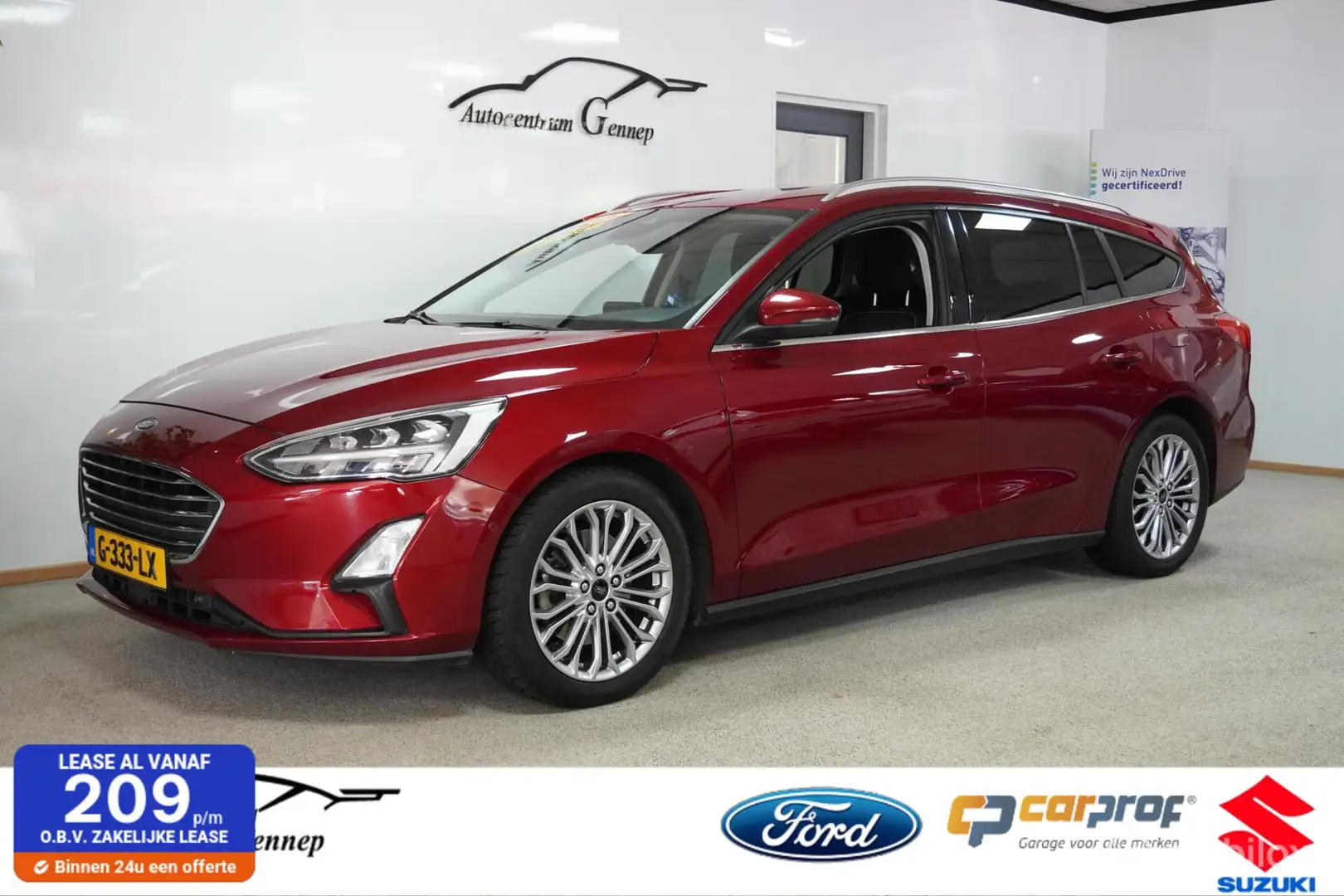Ford Focus Wagon 1.0 EcoBoost Titanium Business | Rouge - 1