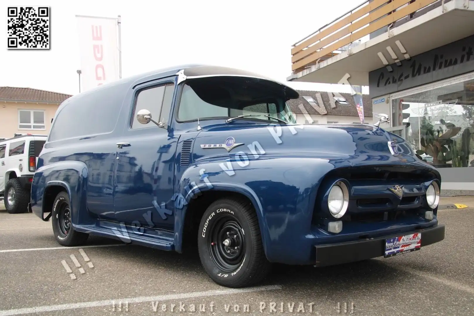 Ford F 100 Panel Truck - TÜV/H-Zulassung Blau - 2
