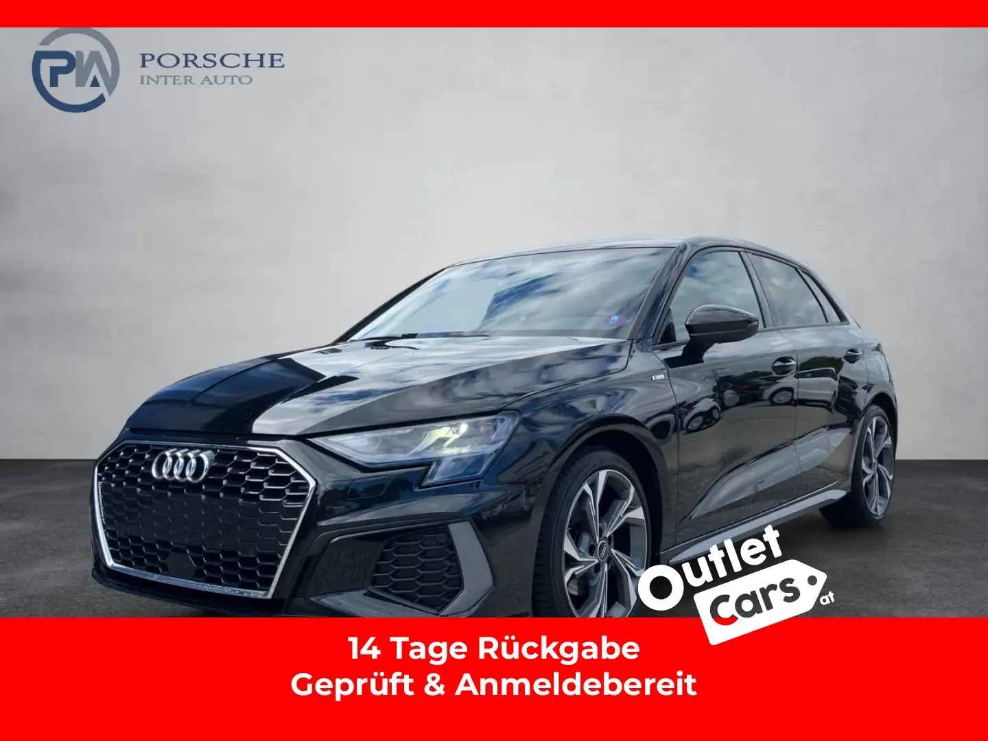 Audi A3 SB 35 TDI Aut. S-Line ASSIST+NAVI+Sportp.+LM Schwarz - 1