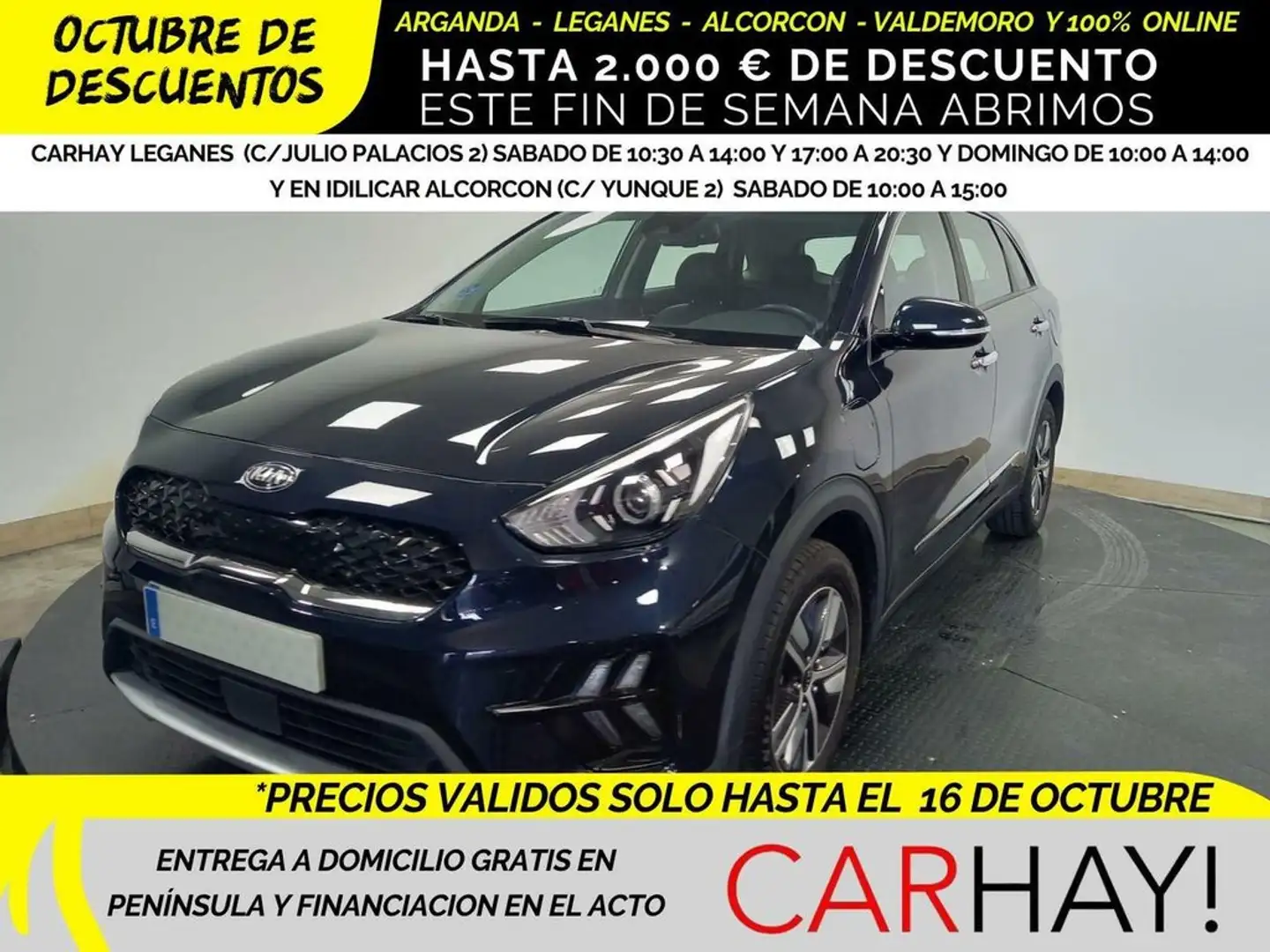 Kia Niro DRIVE PLUG-IN HYBRID 1.6 105CV AT6 E6D Bleu - 1