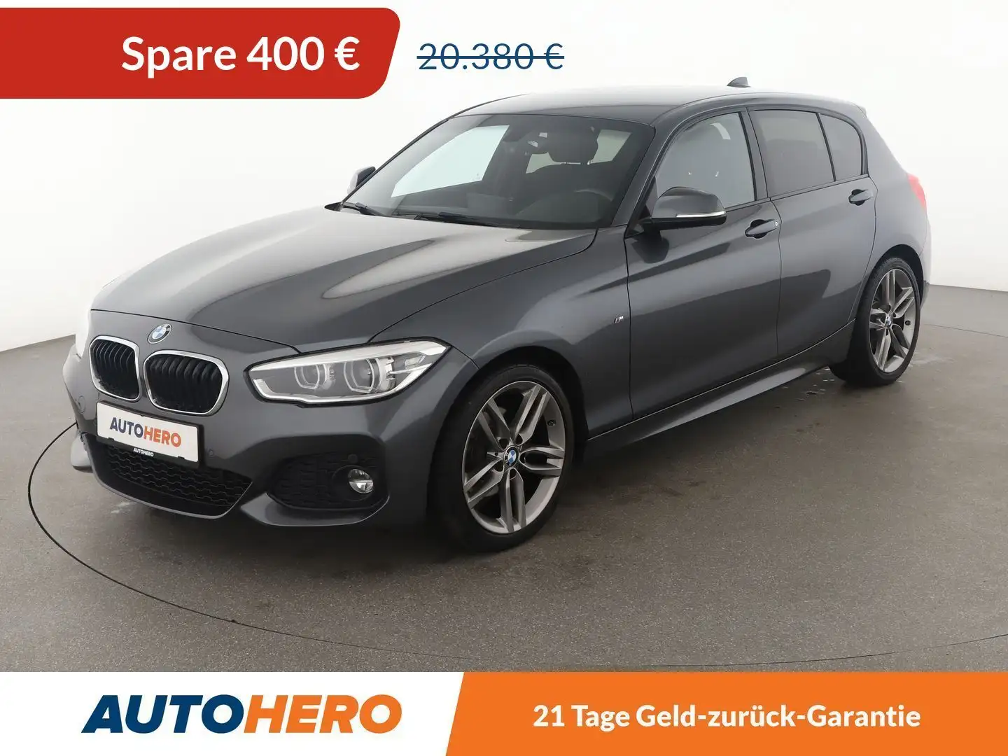 BMW 120 120i M Sport *NAVI*LED*TEMPO*PDC*SHZ* Grau - 1