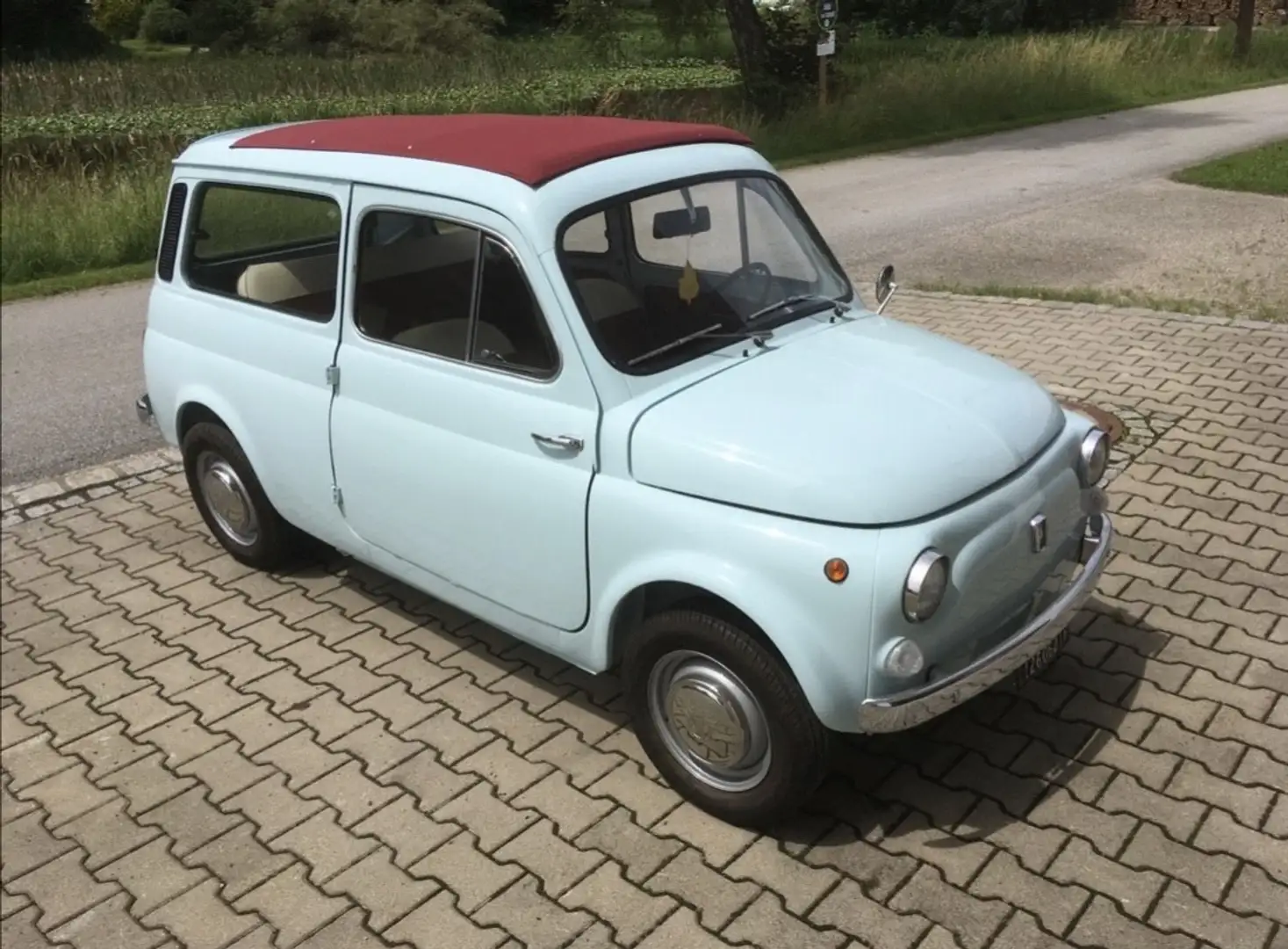 Fiat 120 Autobianchi Giardiniera Синій - 1
