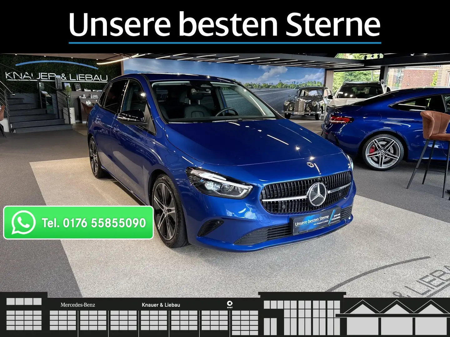 Mercedes-Benz B 200 B 200 Progressive*Night*AHK*Distronic*Memory* Navi Blau - 1