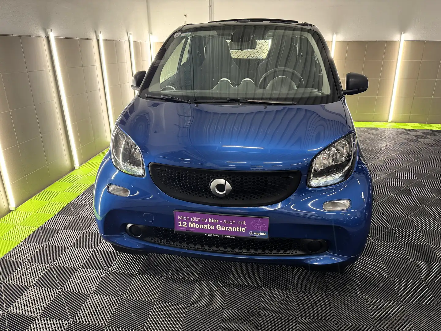 smart forTwo Cabrio Automatik/Wenig Kilometer/Neues Service Blau - 2