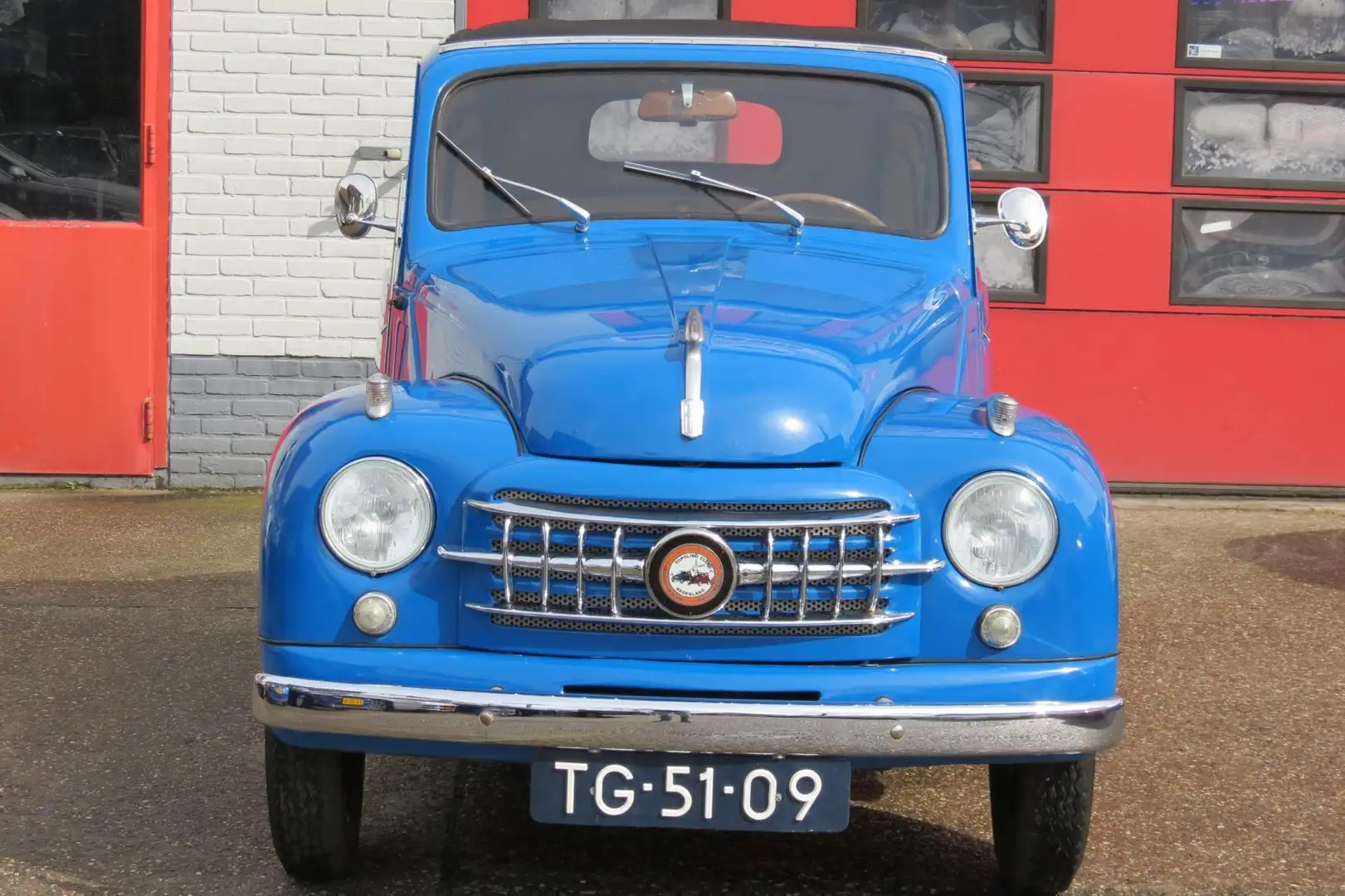 Fiat 500C TOPOLINO Cabrio, Origineel Nederlandse Auto. BJ 19 Blue - 2