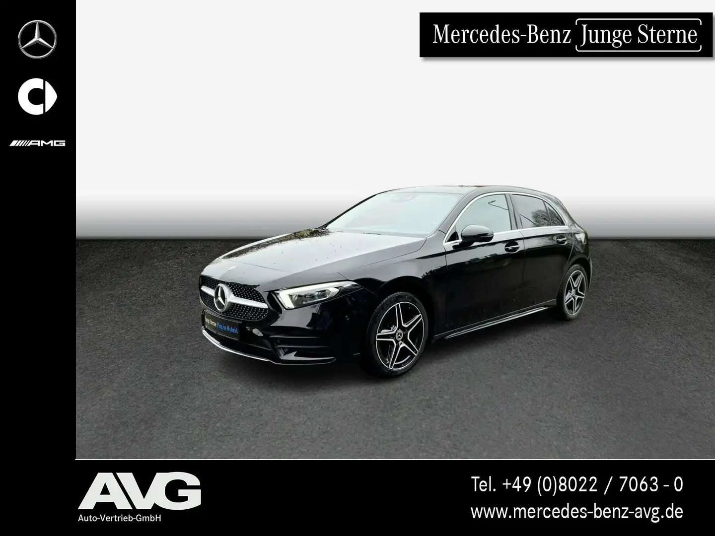 Mercedes-Benz A 250 A 250 e Kompakt NAVI-PREM|360°|BURM®|MBEAM|AMG Schwarz - 1