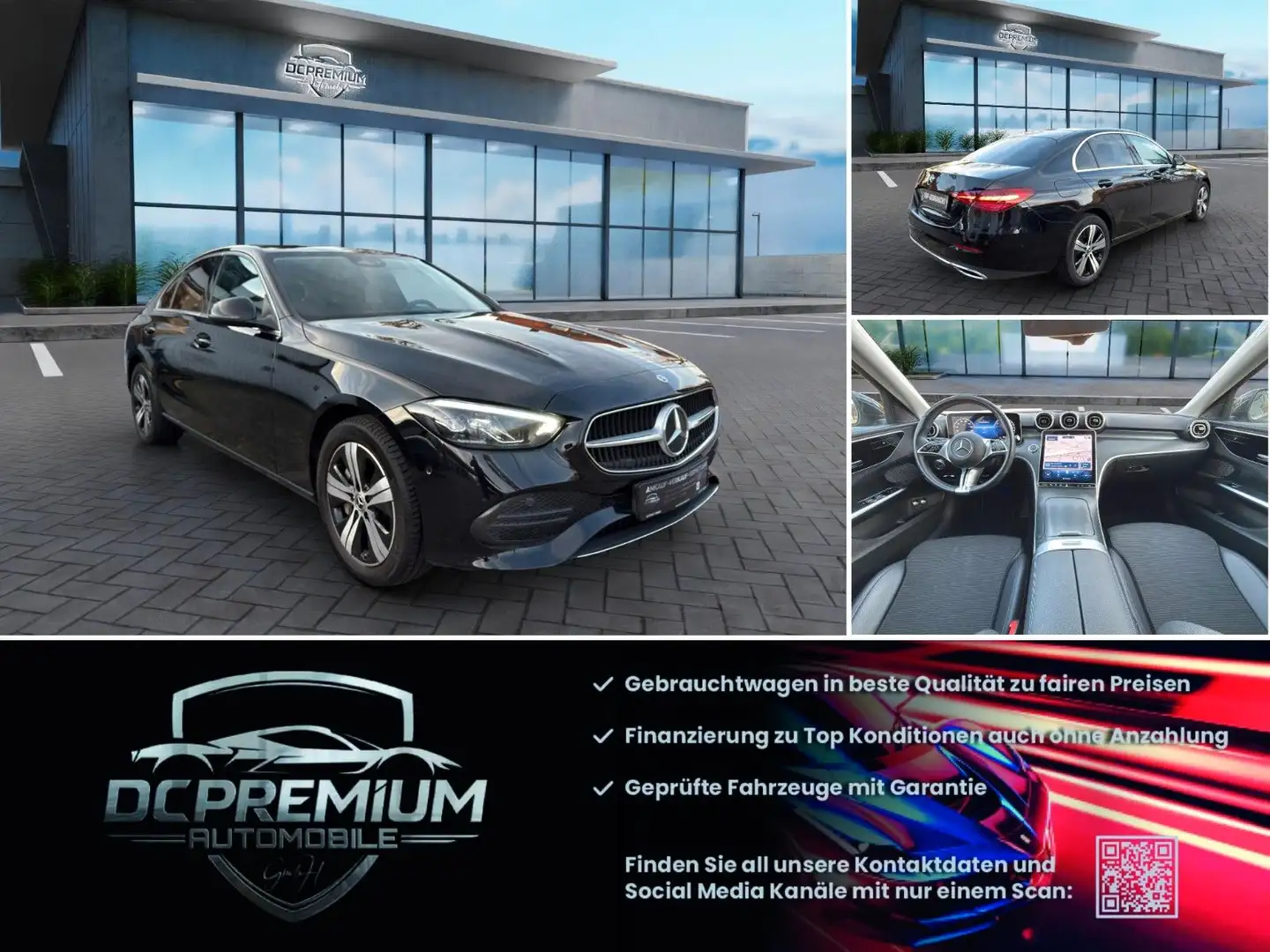 Mercedes-Benz C 300 e, Avantgarde,Leder,LED Noir - 1