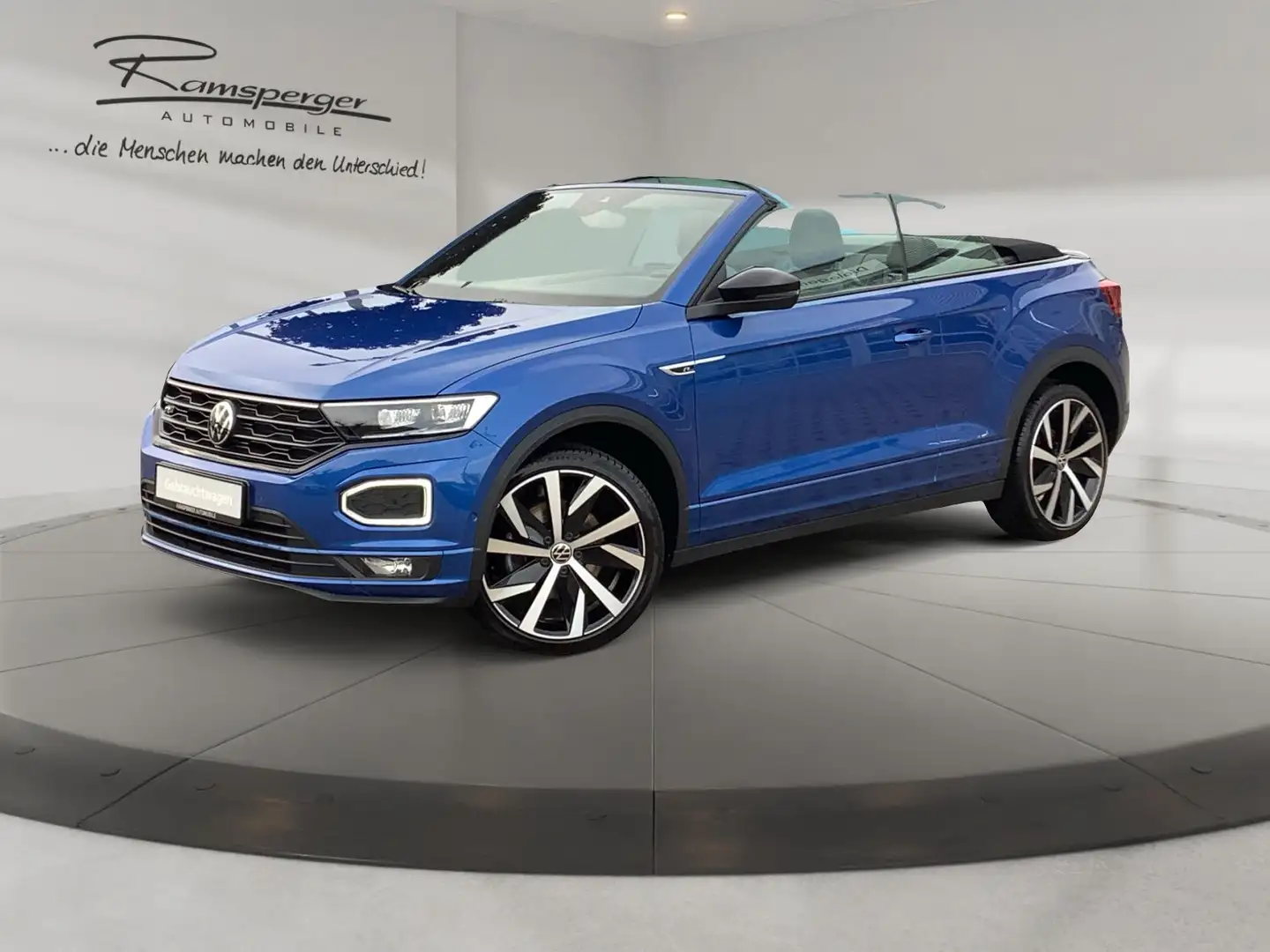 Volkswagen T-Roc 1.5 TSI DSG R-Line Black ACC LED Blau - 2