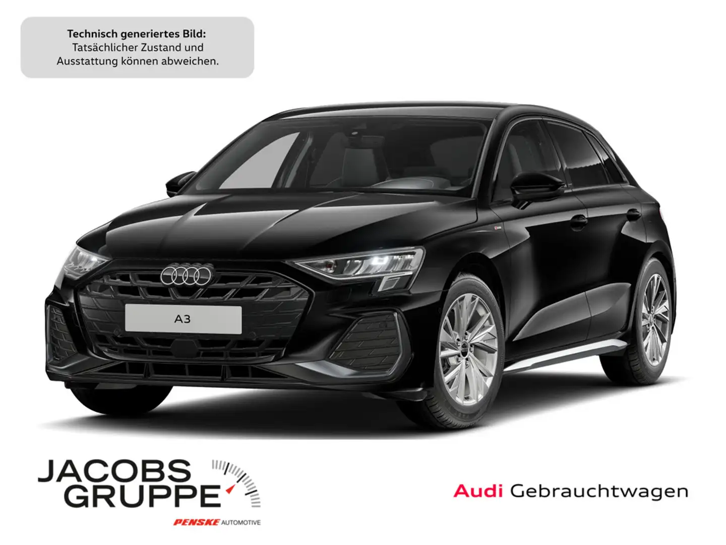Audi A3 Sportback 35 TDI S line S-tronic Navi Plus/Kamera/Smartphone Interf Schwarz - 1