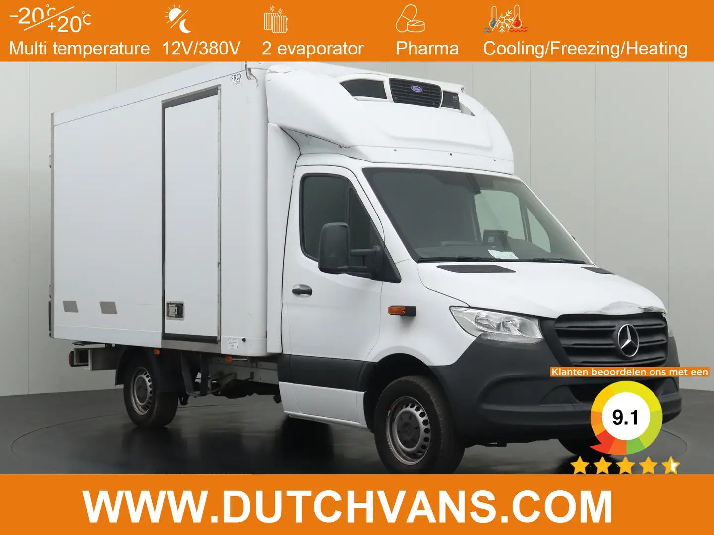 Mercedes-Benz Sprinter 316CDI Koel|Vries +20/-20 Bakwagen 12/230V | Camer Blanc - 1