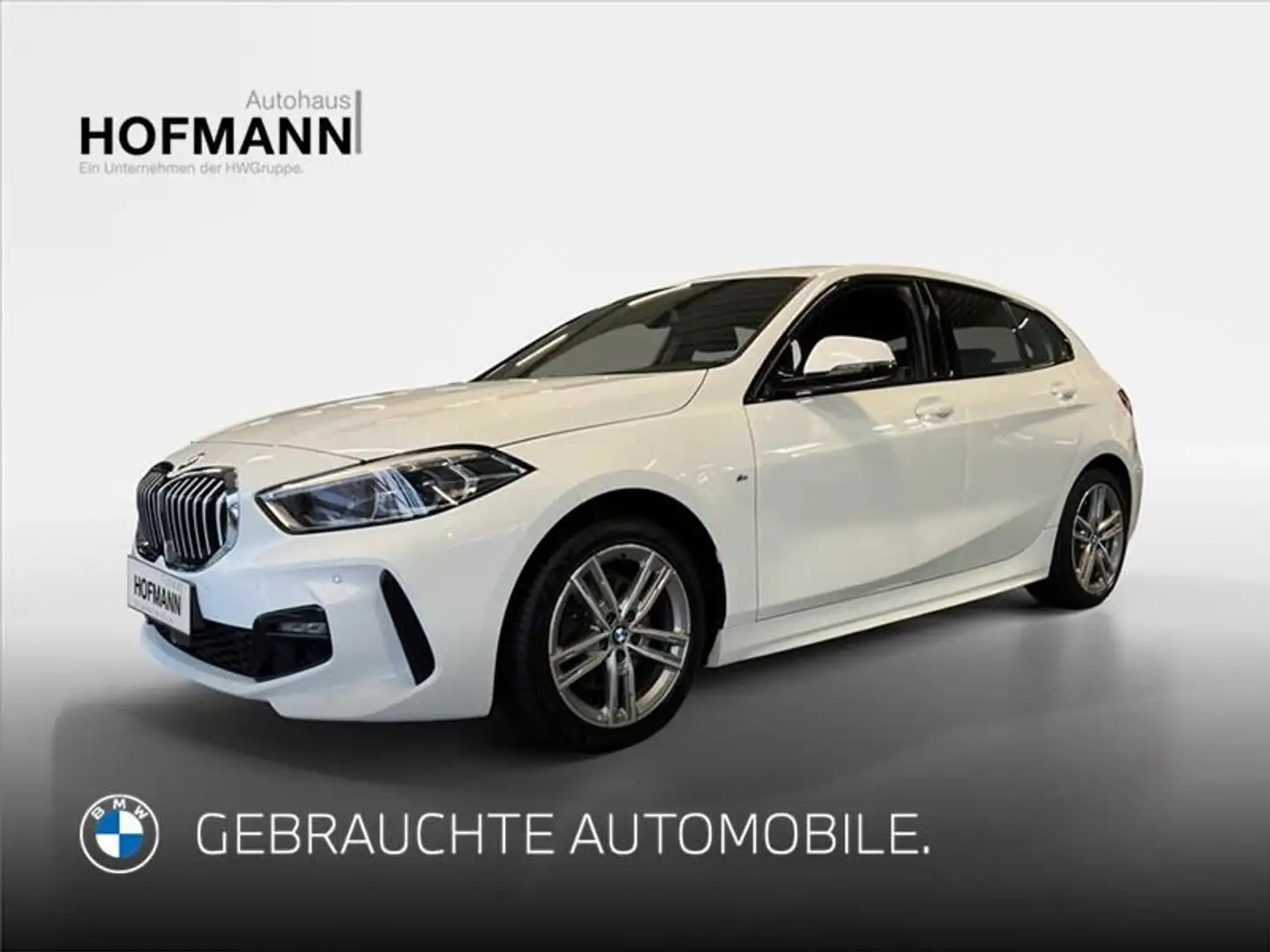BMW 118 i M Sport+Business.Paket+Navi+LED+SHZ Weiß - 1