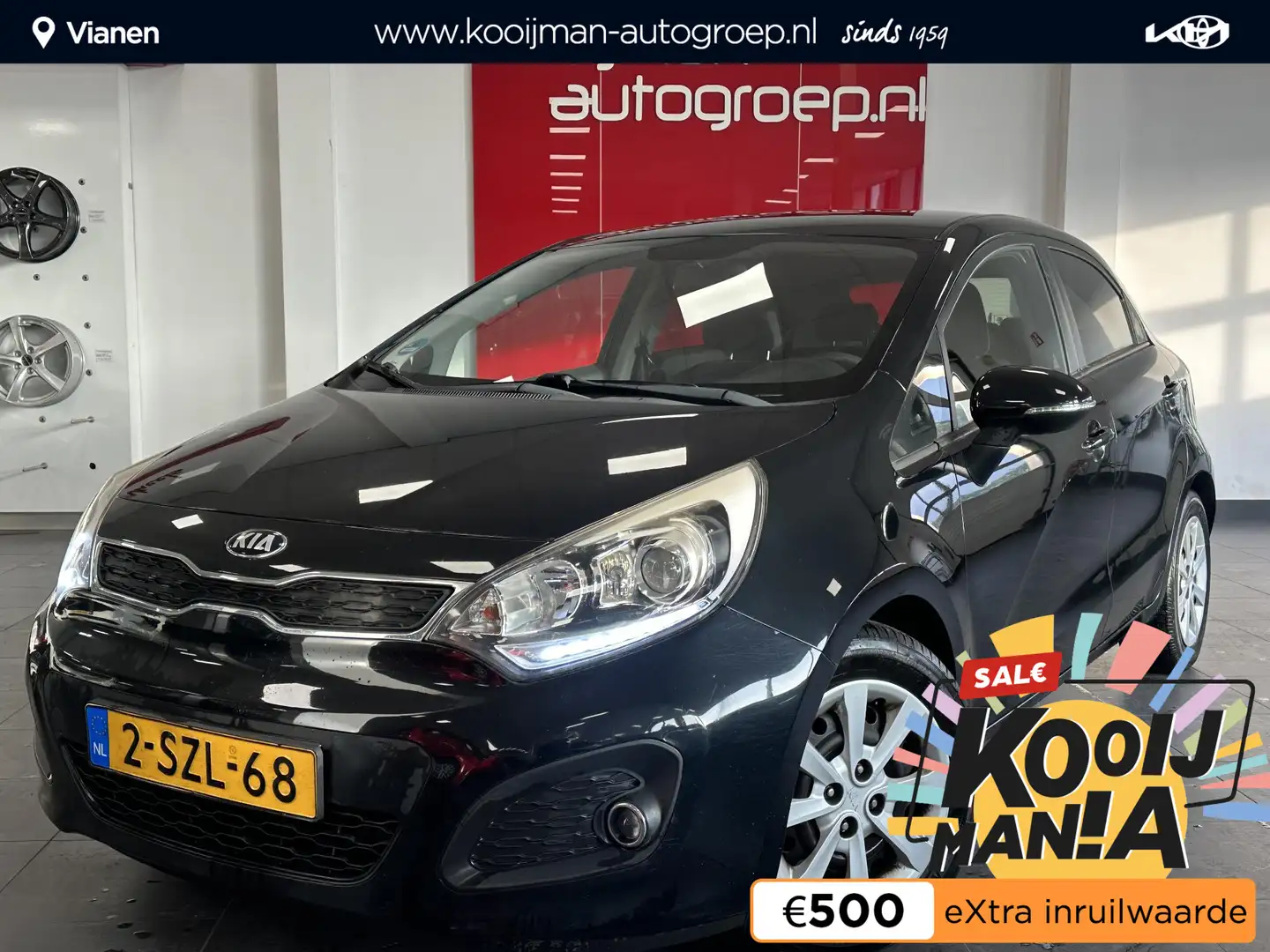 Kia Rio 1.2 CVVT Plus Pack Schwarz - 1