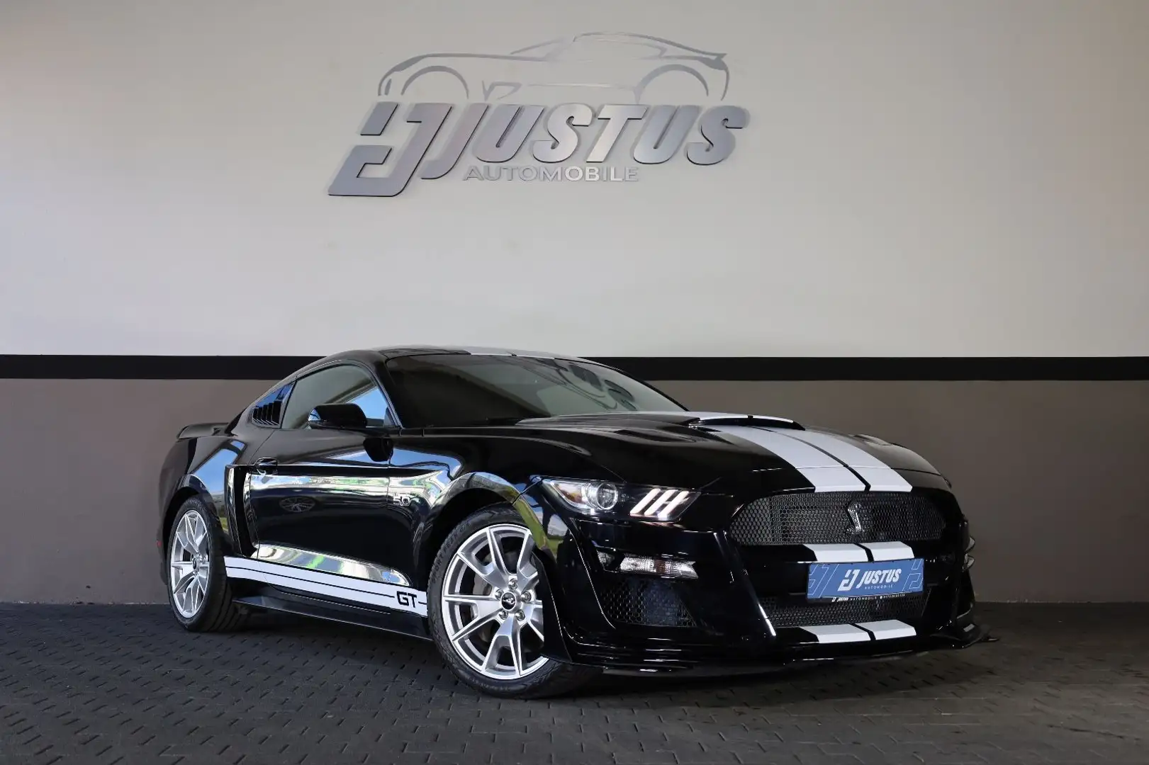 Ford Mustang 5.0 V8 GT/SHZ/SBL/50YearsEdition/RFK/R19 Noir - 1