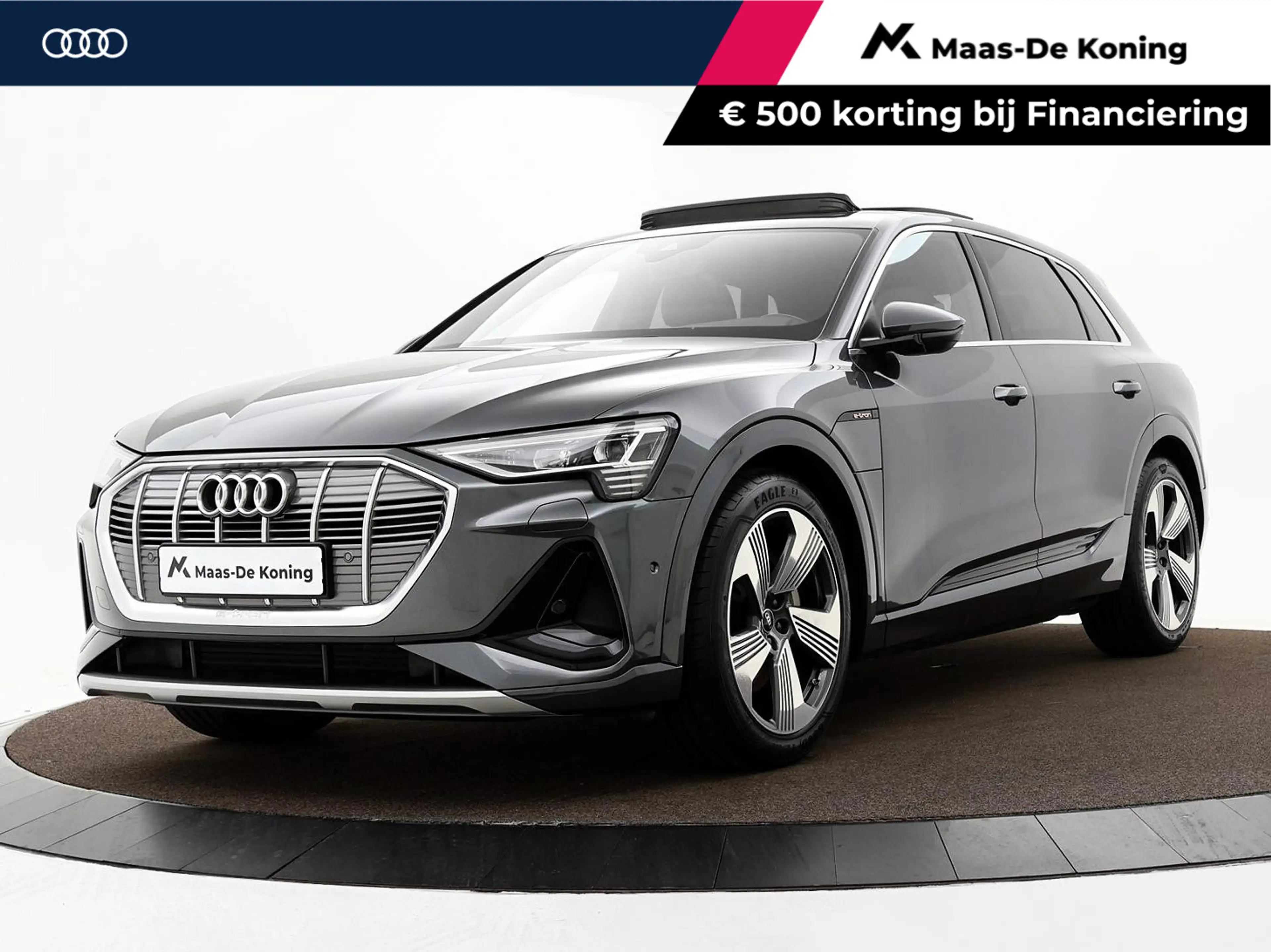 Audi e-tron 55 408pk Quattro S edition 95 kWh · SOH 97% · Pano