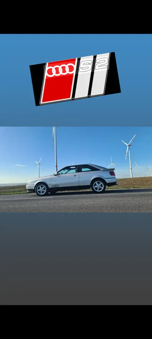 Audi S2 Coupé 20V Turbo ERSTLACK und ORIGINALZUSTAND Silber - 1