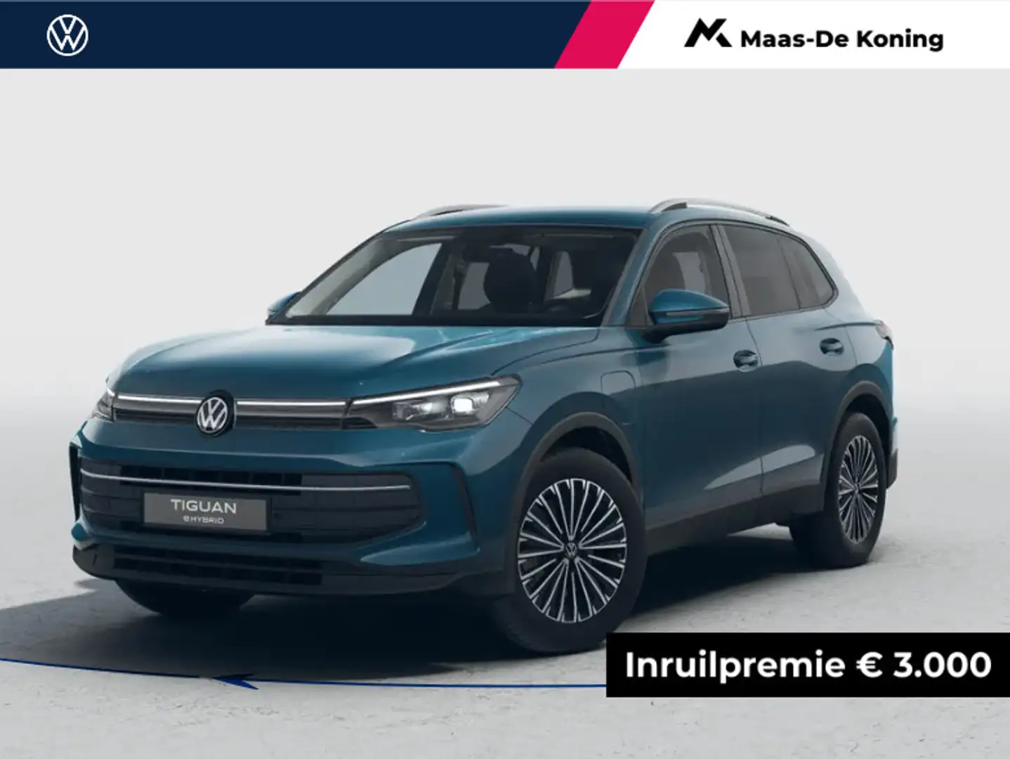 Volkswagen Tiguan Life Edition 1.5 eHybrid 204 pk 6 versn. DSG · Tre Bleu - 1