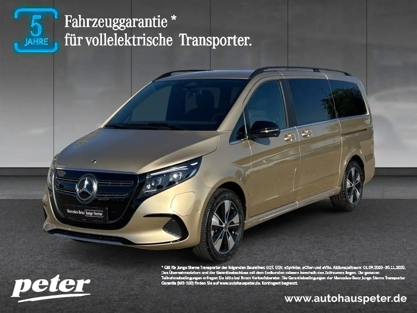 Mercedes-Benz EQV 300 AVANTGARDE AIRMATIC+LED+PANO+NAVI+DISTR Gold - 1