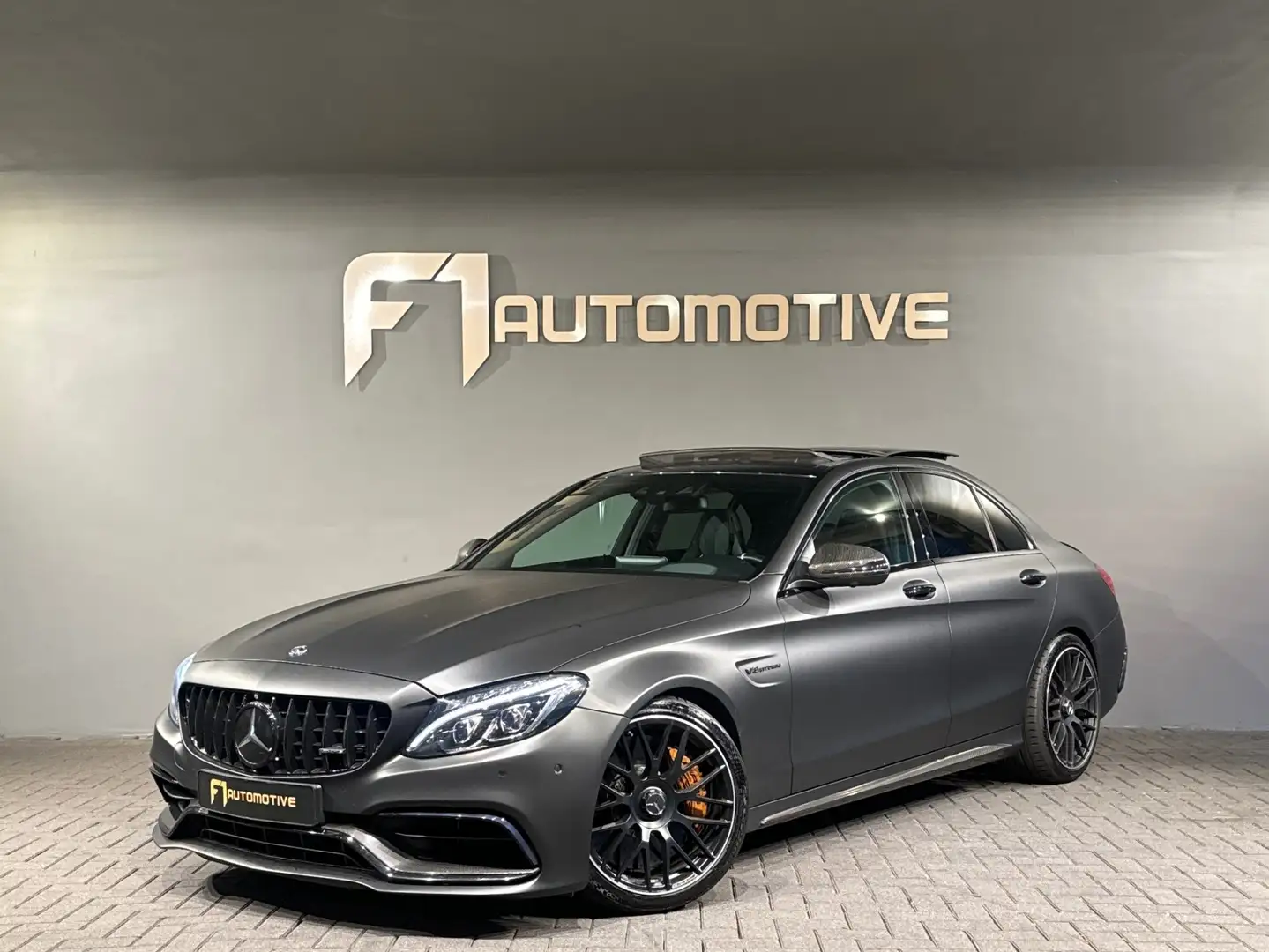 Mercedes-Benz C 63 AMG S Pano|Ceramic|HuD|Miltek|Kuip Negro - 1
