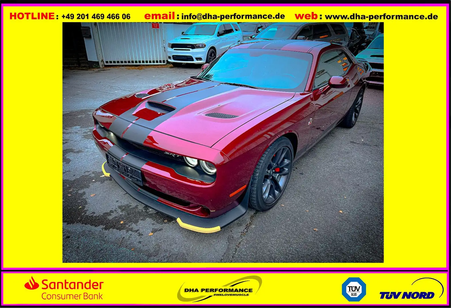 Dodge Challenger 6.4 392 SRT*BREMBO4*SCAT PACK*LAUNCH* Rouge - 1