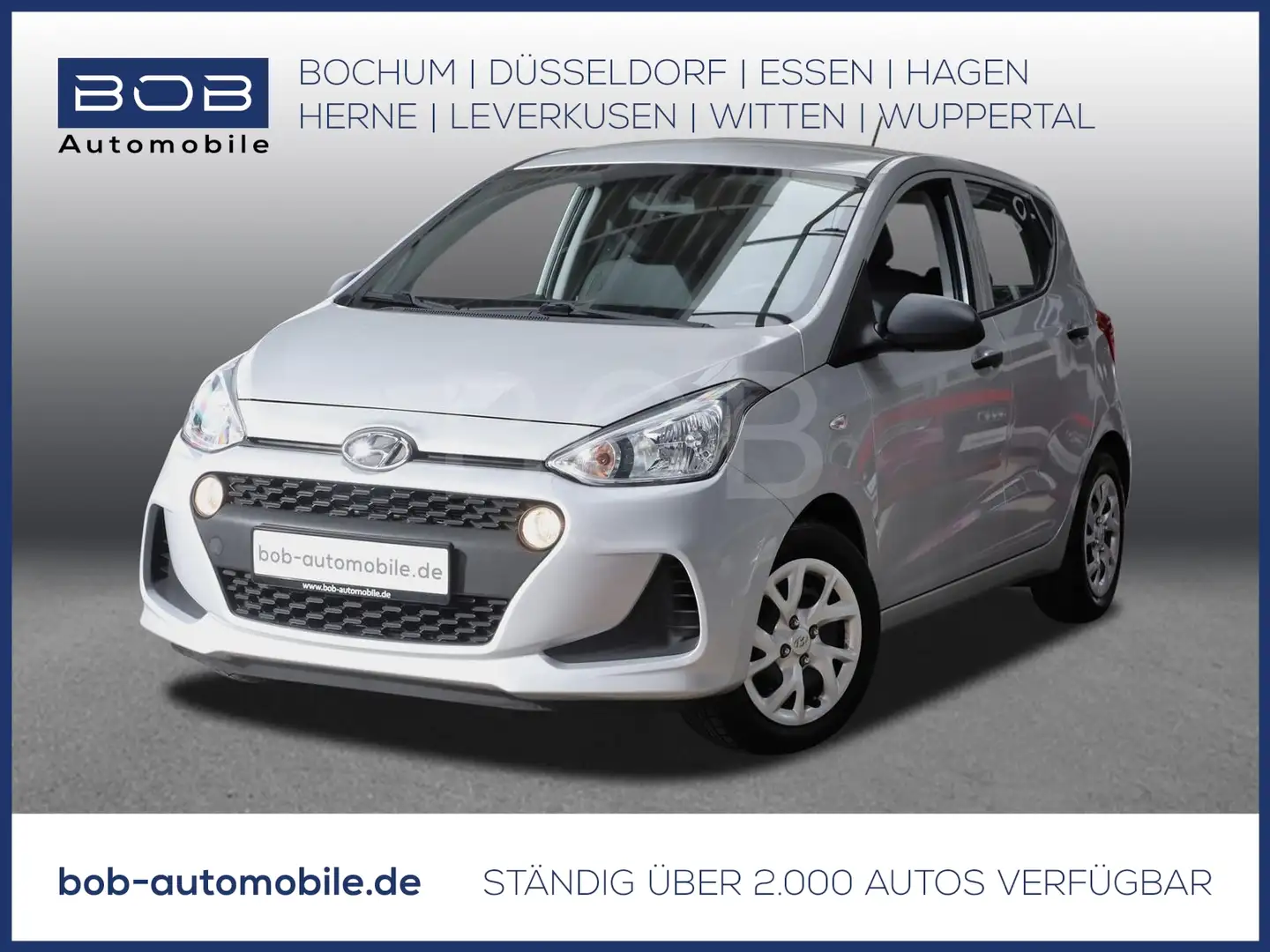 Hyundai i10 1.0 Classic ZV USB KLIMA Allwetter wenig Km Silver - 1