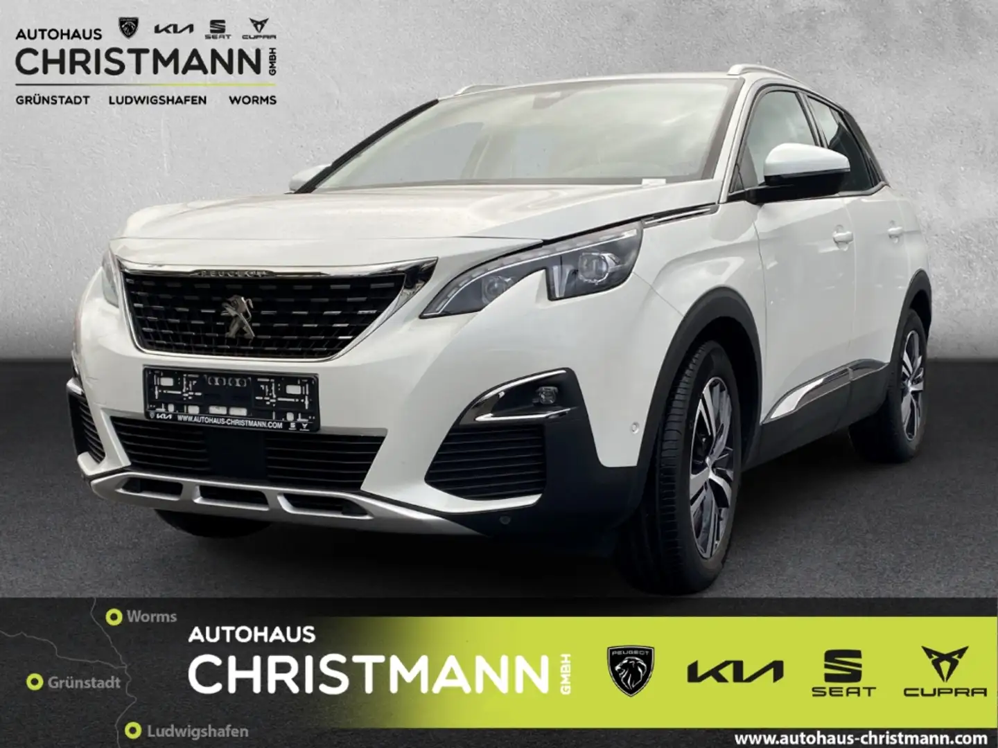 Peugeot 3008 Allure 1.2 PureTech 130 EU6d *Voll Leder*Navi*Kame Weiß - 1