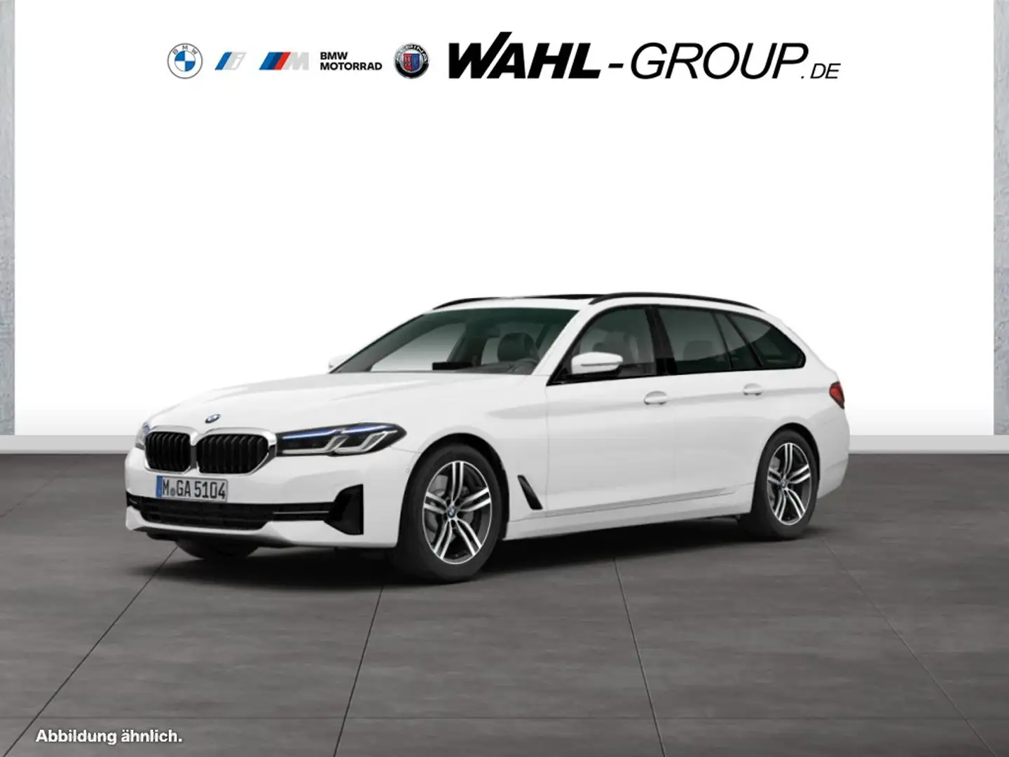 BMW 520 d TOURING LC PROF LASER AHK PANO SPORTSITZE  HUD A Weiß - 1