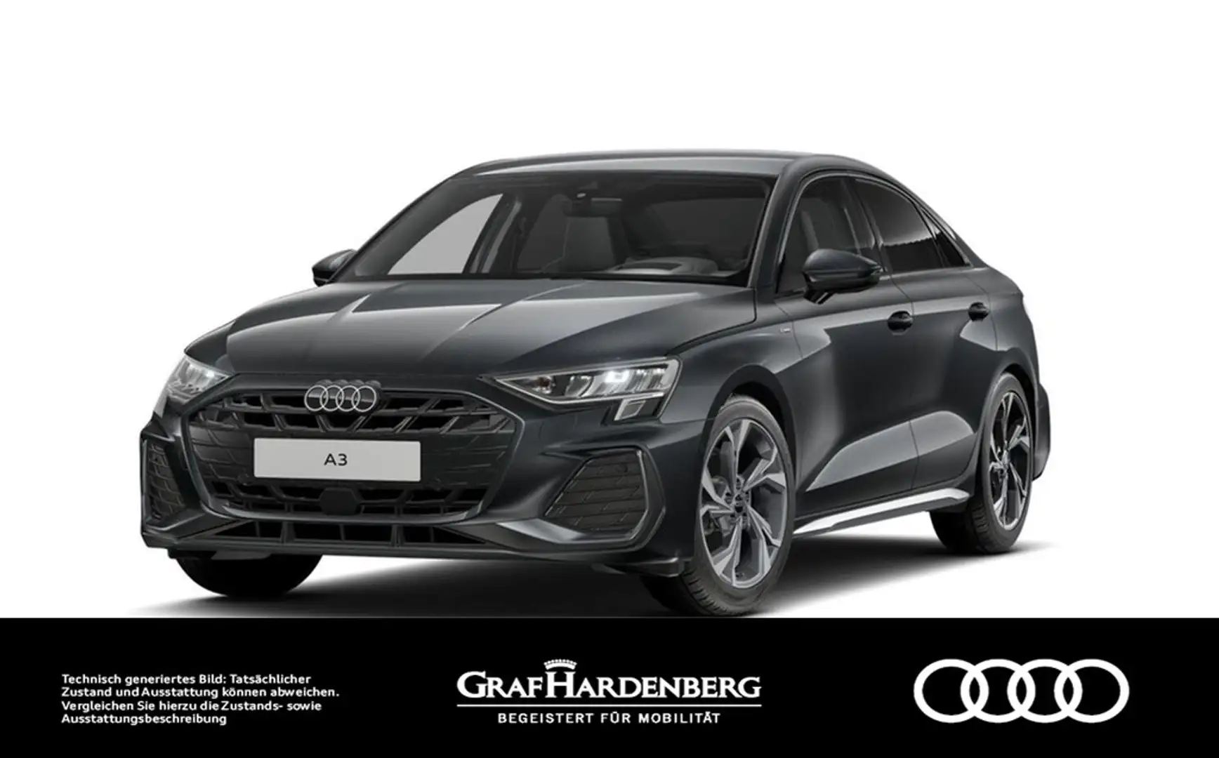 Audi A3 Lim. 35 TFSI S line Virt.Cockpit Navi AHK Grau - 1