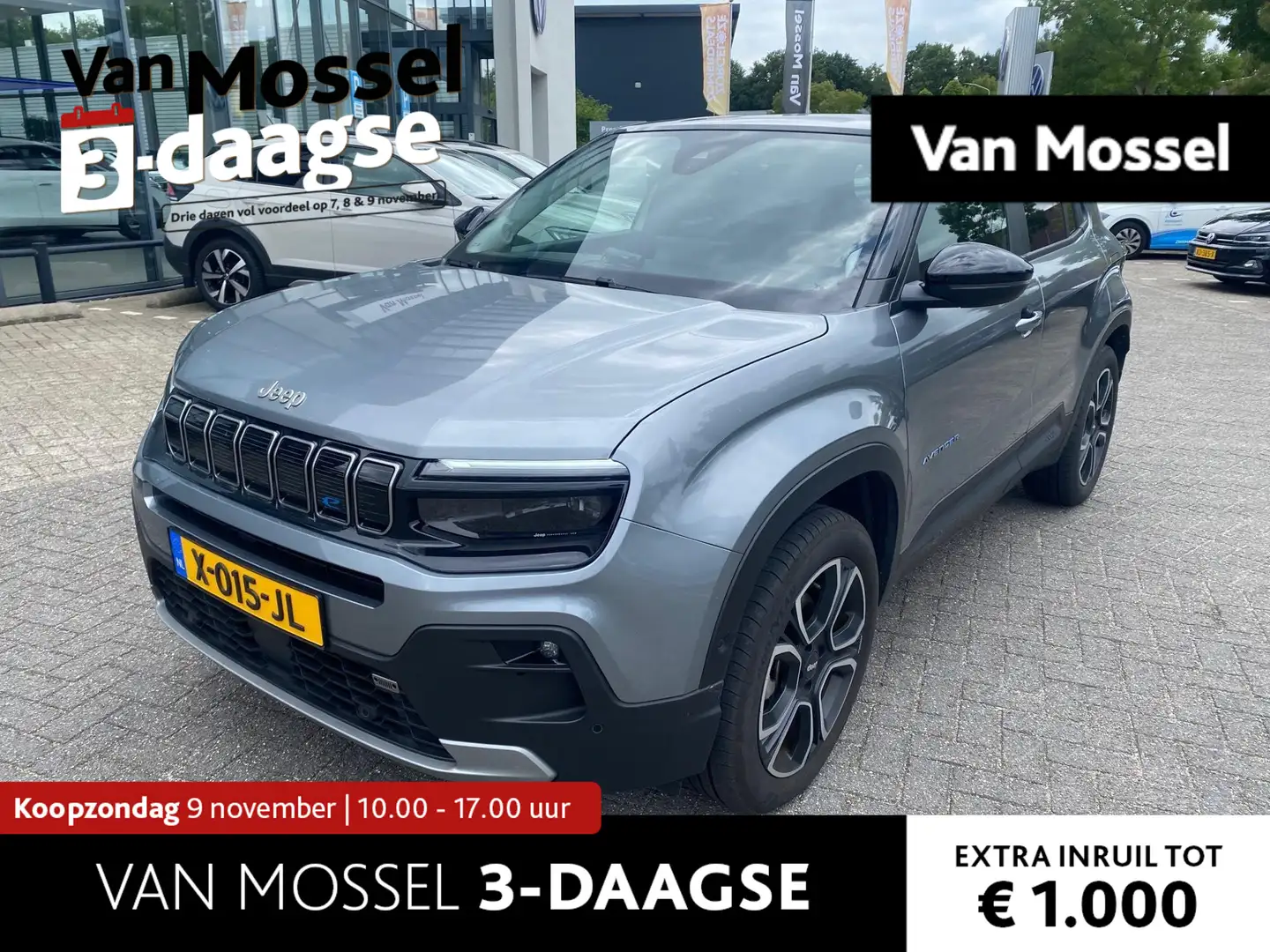 Jeep Avenger 1st Edition 54 kWh Achteruitrijcamera | Parkeersen Grijs - 1