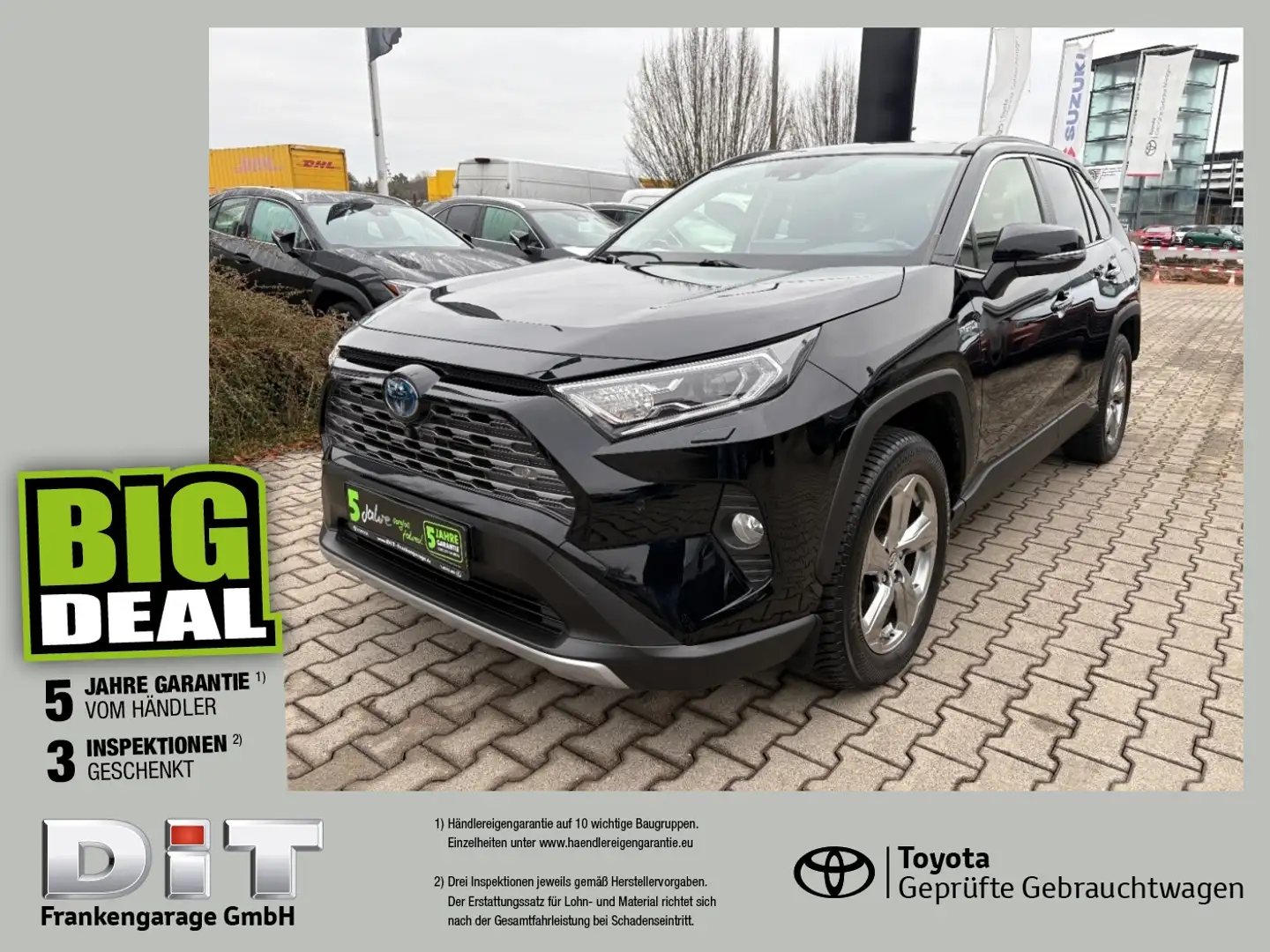 Toyota RAV 4 2.5 Hybrid Lounge 4x4 AHK, Pano, JBL, Navi Noir - 1