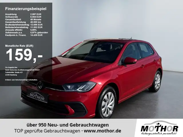 2023 Volkswagen Polo in Red for sale