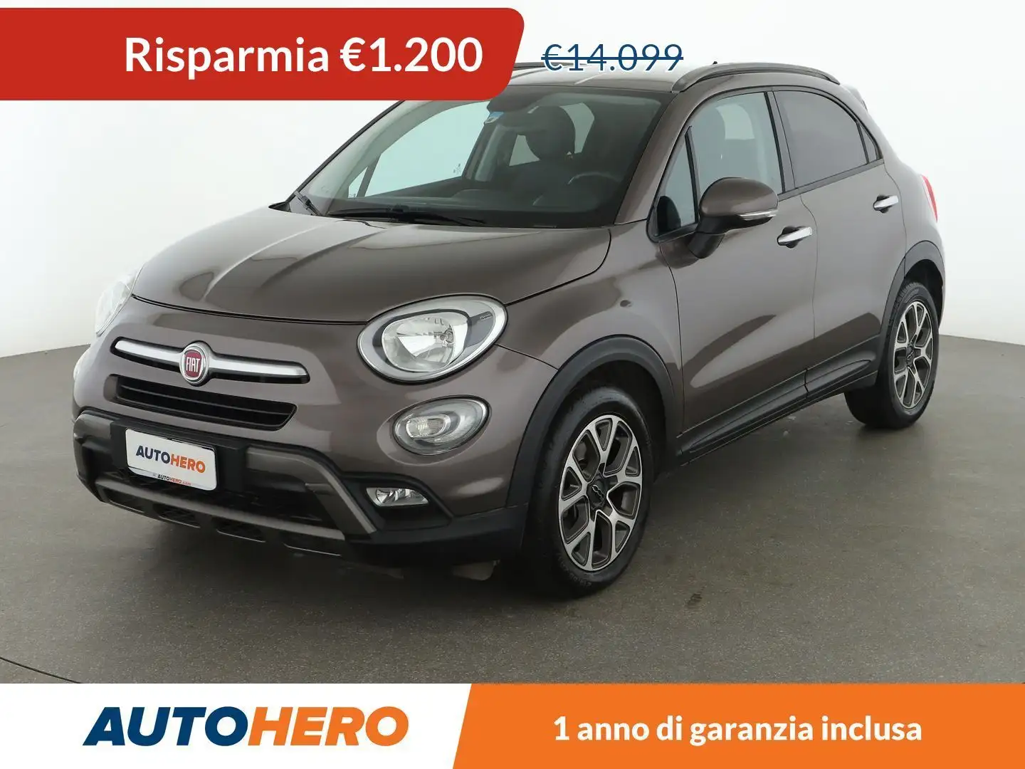 Fiat 500X 1.6 JTDM Cross 120 CV Marrone - 1