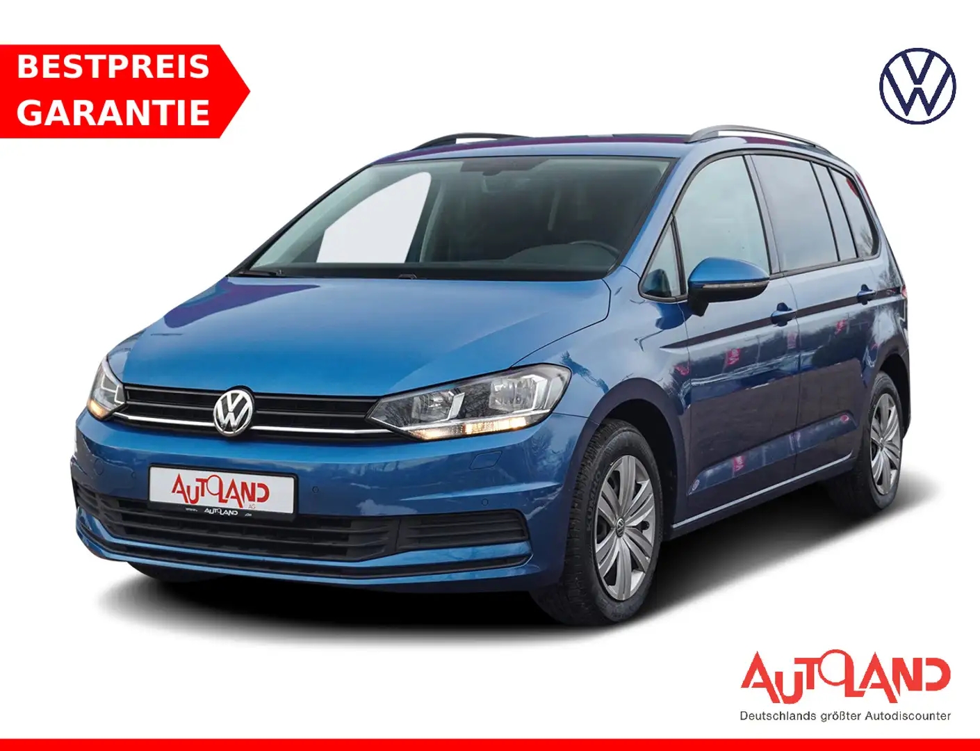 Volkswagen Touran 1.0 TSI Trendline Navi 7-Sitzer Tempomat Azul - 1