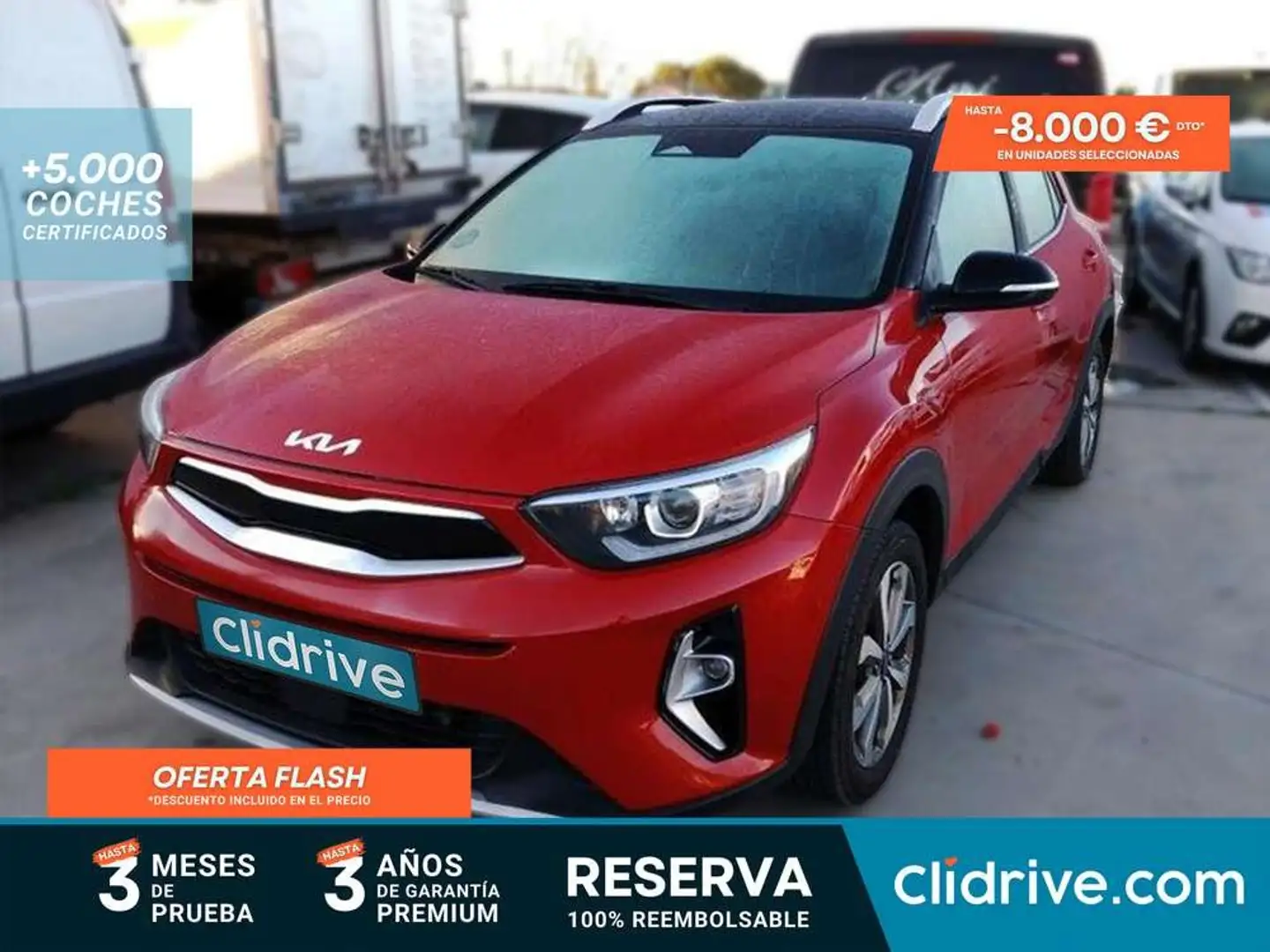 Kia Stonic 1.0 TGDI MHEV IMT DRIVE Rojo - 1