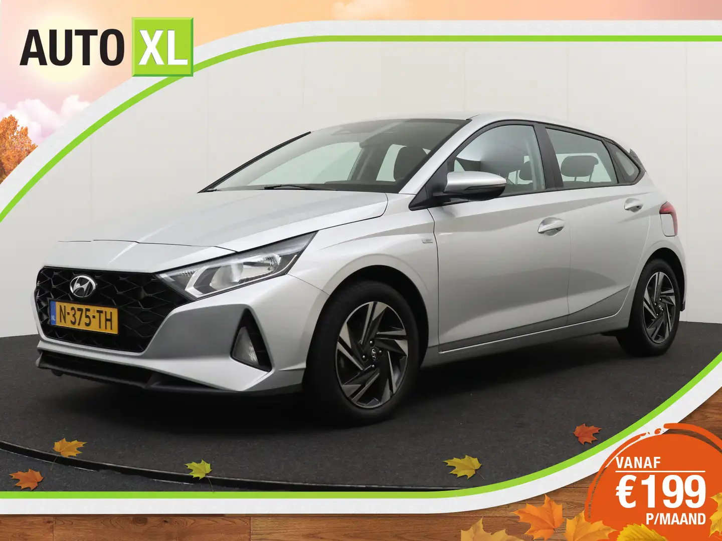 Hyundai i20 1.0 100 PK T-GDI Comfort Camera Dodehoek Cruise 16 Gris - 1