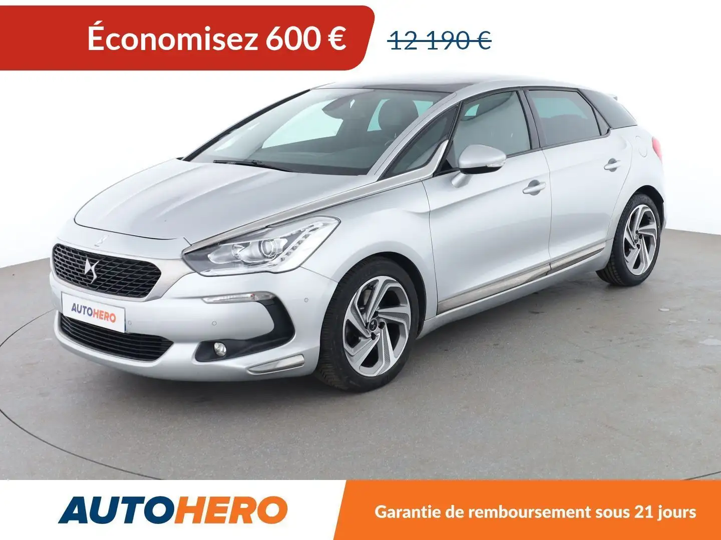 DS Automobiles DS 5 1.6 THP So Chic BV6 Gris - 1