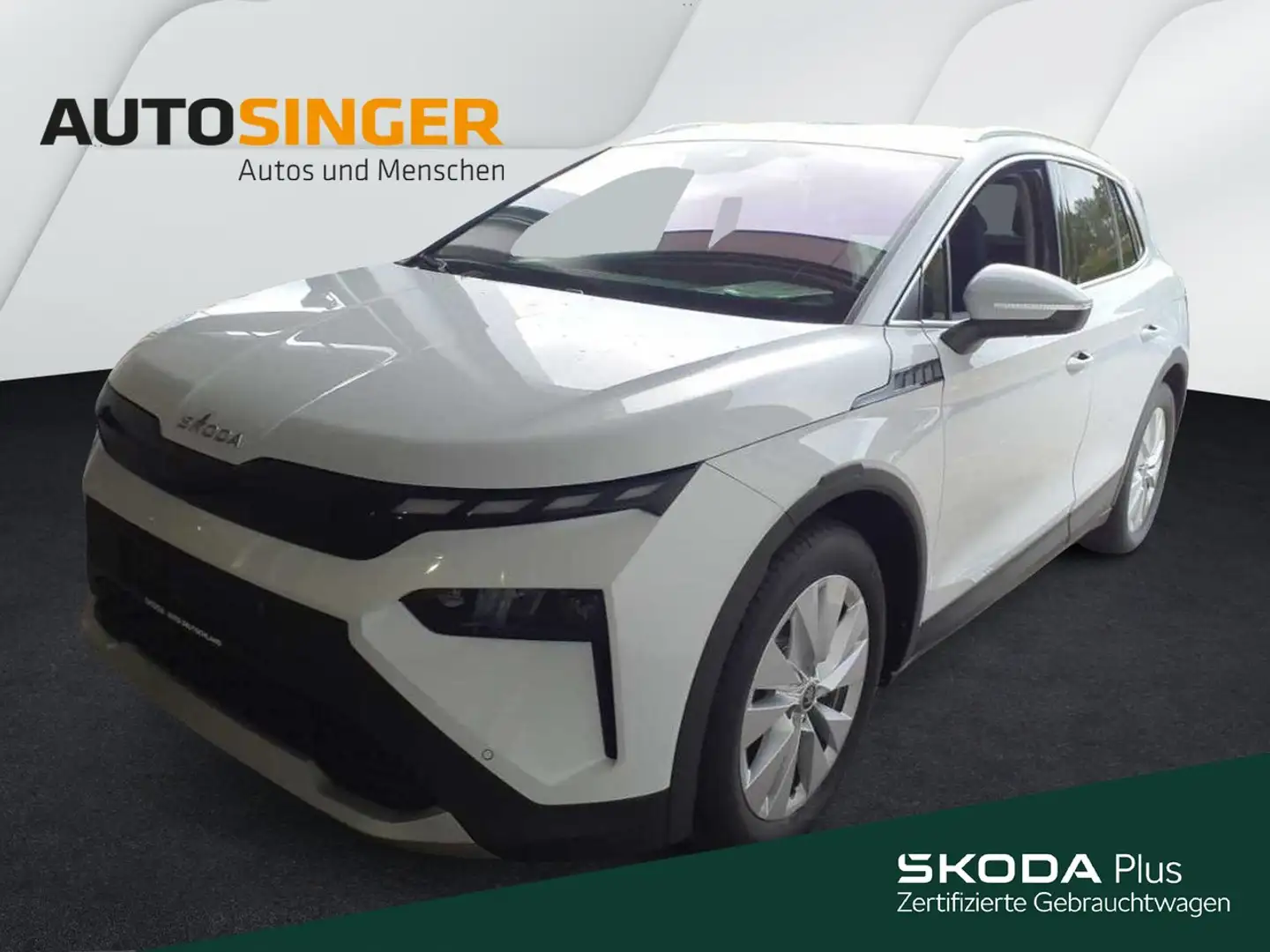 Skoda Elroq 85 *AHK*WÄRME*MATRIX*NAVI*R-CAM*3-ZON*ACC* Blanc - 1