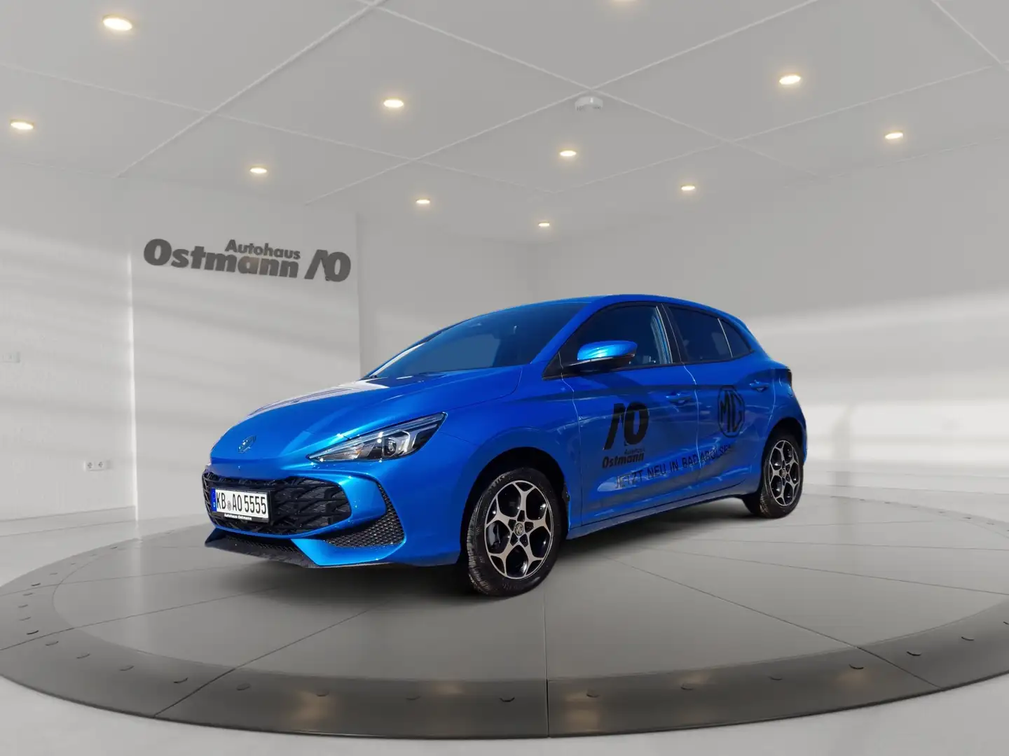 MG MG3 Hybrid+ Luxury ACC SpurH LED 360° FLA PDC Blauw - 1