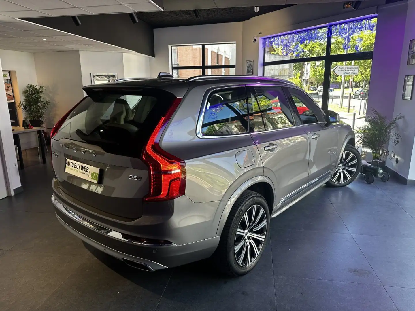 Volvo XC90 B5 AWD 235 ch Geartronic 8 7pl Inscription Luxe /  Gris - 2