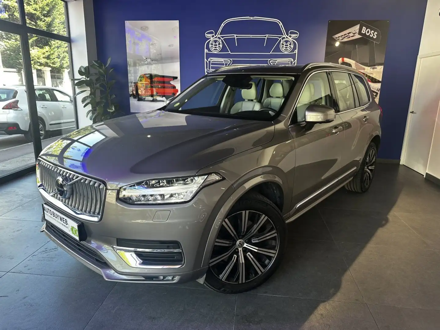 Volvo XC90 B5 AWD 235 ch Geartronic 8 7pl Inscription Luxe /  Gris - 1