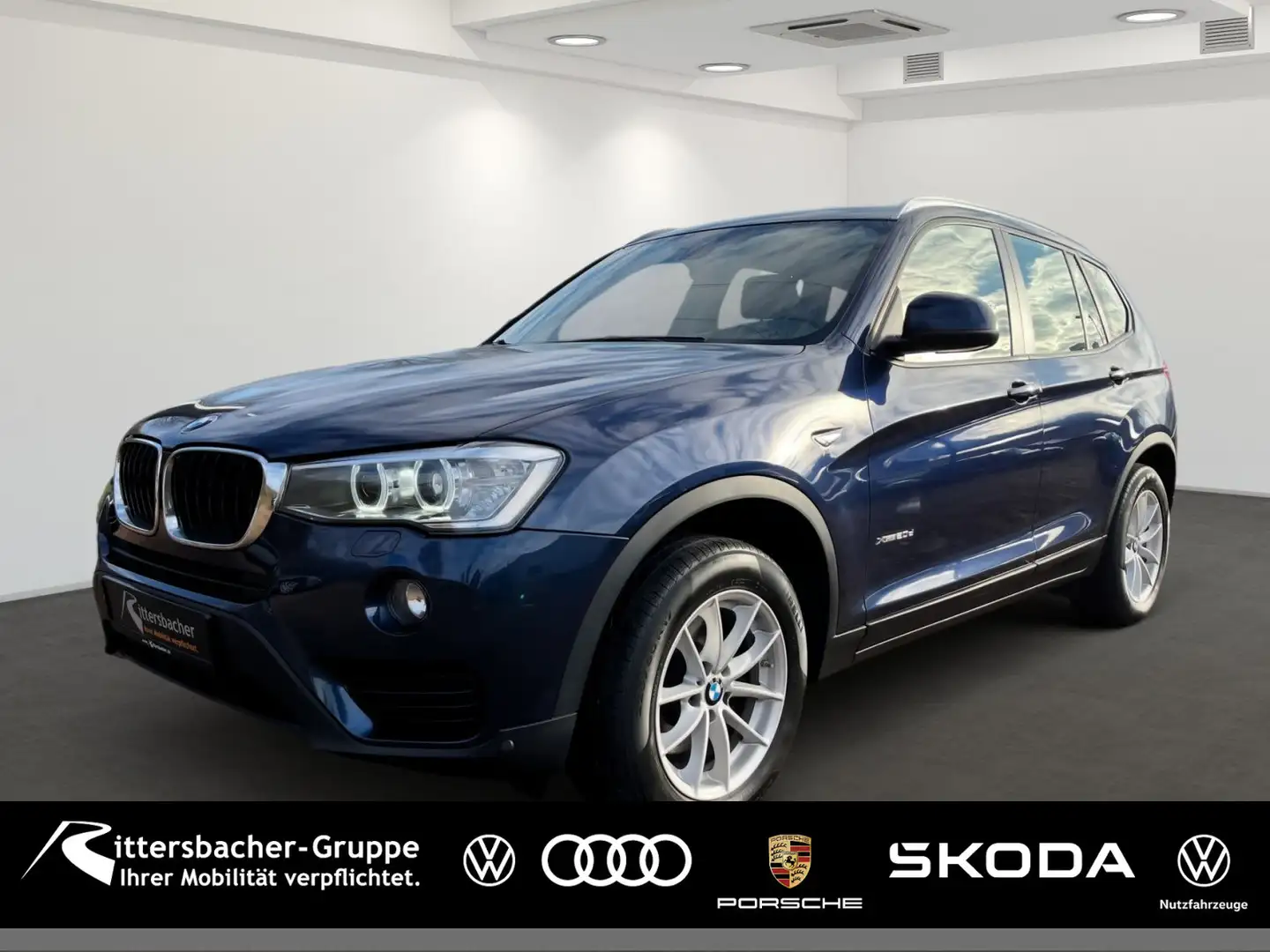 BMW X3 xDrive 20 dA Navi Xenon HuD Leder Niebieski - 1