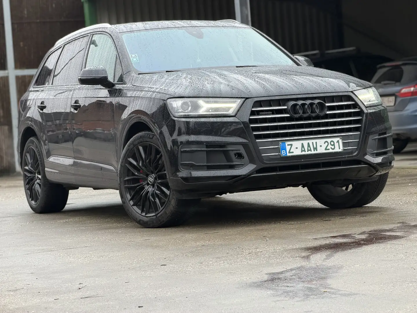 Audi Q7 3.0 TDI DPF quattro -7pl-Pano-Led-Cam-Gps-Full Schwarz - 2