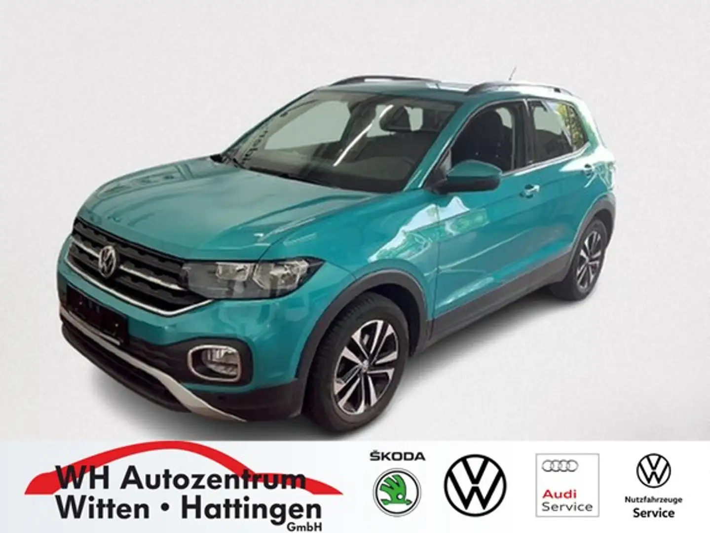 Volkswagen T-Cross 1.0 TSI DSG United NAVI AHK ACTIVE INFO DAB+ Grün - 1