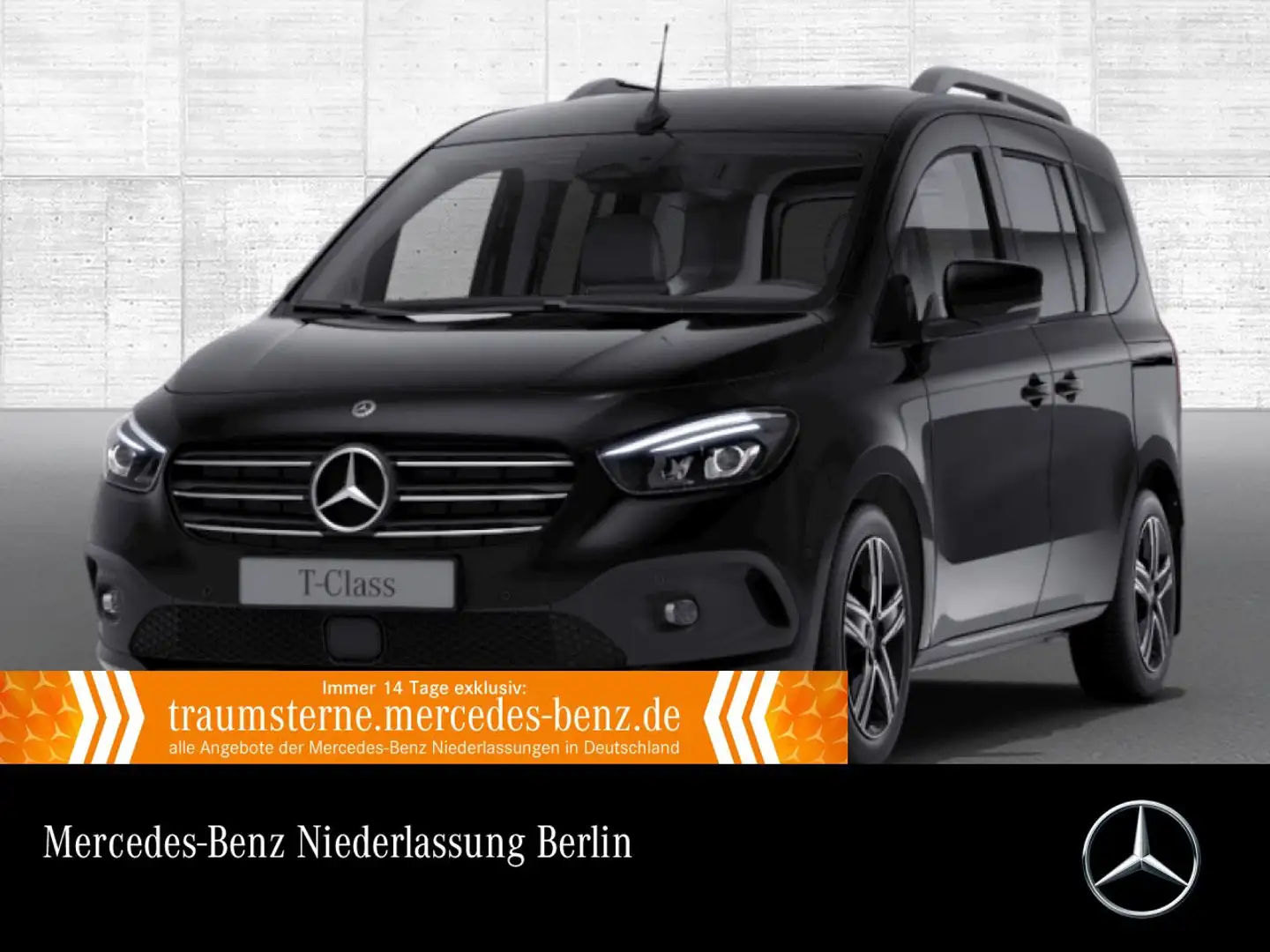 Mercedes-Benz T-Class T 180 EDITION+PROGRESSIVE+Klimaautom+Navi+PTS+DAB Noir - 1