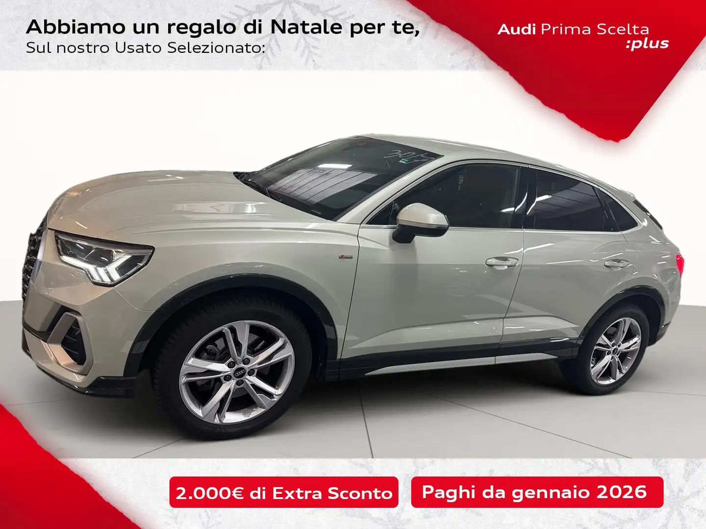 Audi Q3 sportback 40 2.0 tdi s line edition quattro 193cv Argintiu - 2